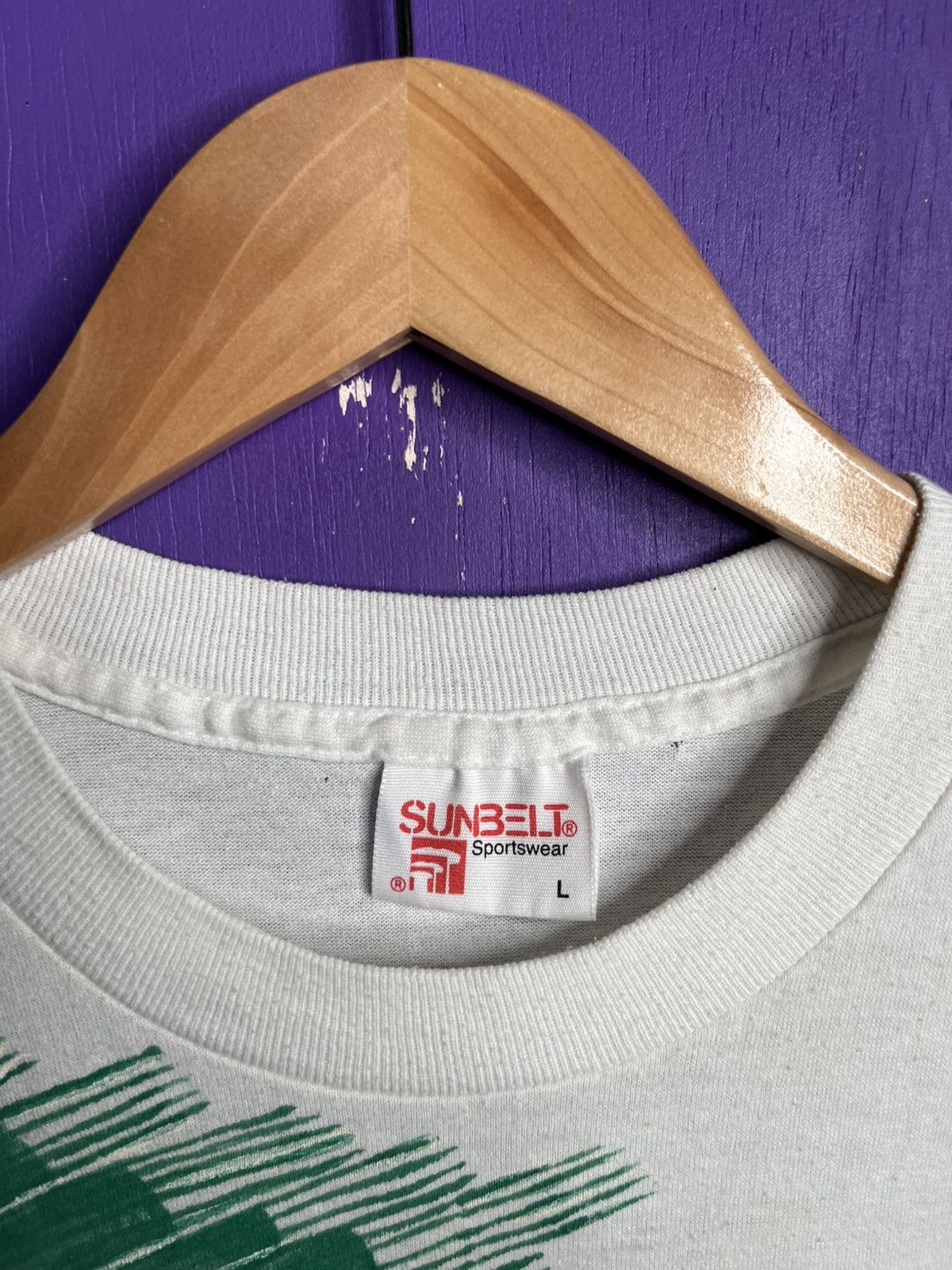 Vintage Vintage 80s North Texas eagles hand painted logo tee Size US M / EU 48-50 / 2 - 4 Thumbnail
