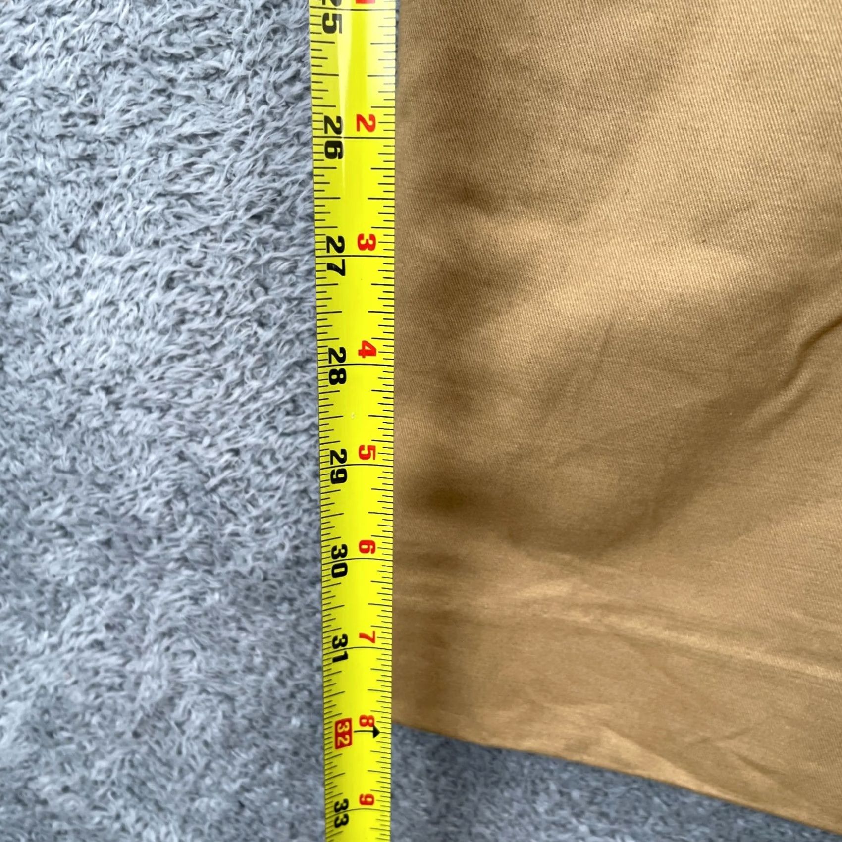 Vintage Indochino Pants Mens Medium Beige Dress Cotton Office Wear Formal Straight Leg Pants Mens Regular Beige Dress Pants Size US 34 / EU 50 - 7 Thumbnail