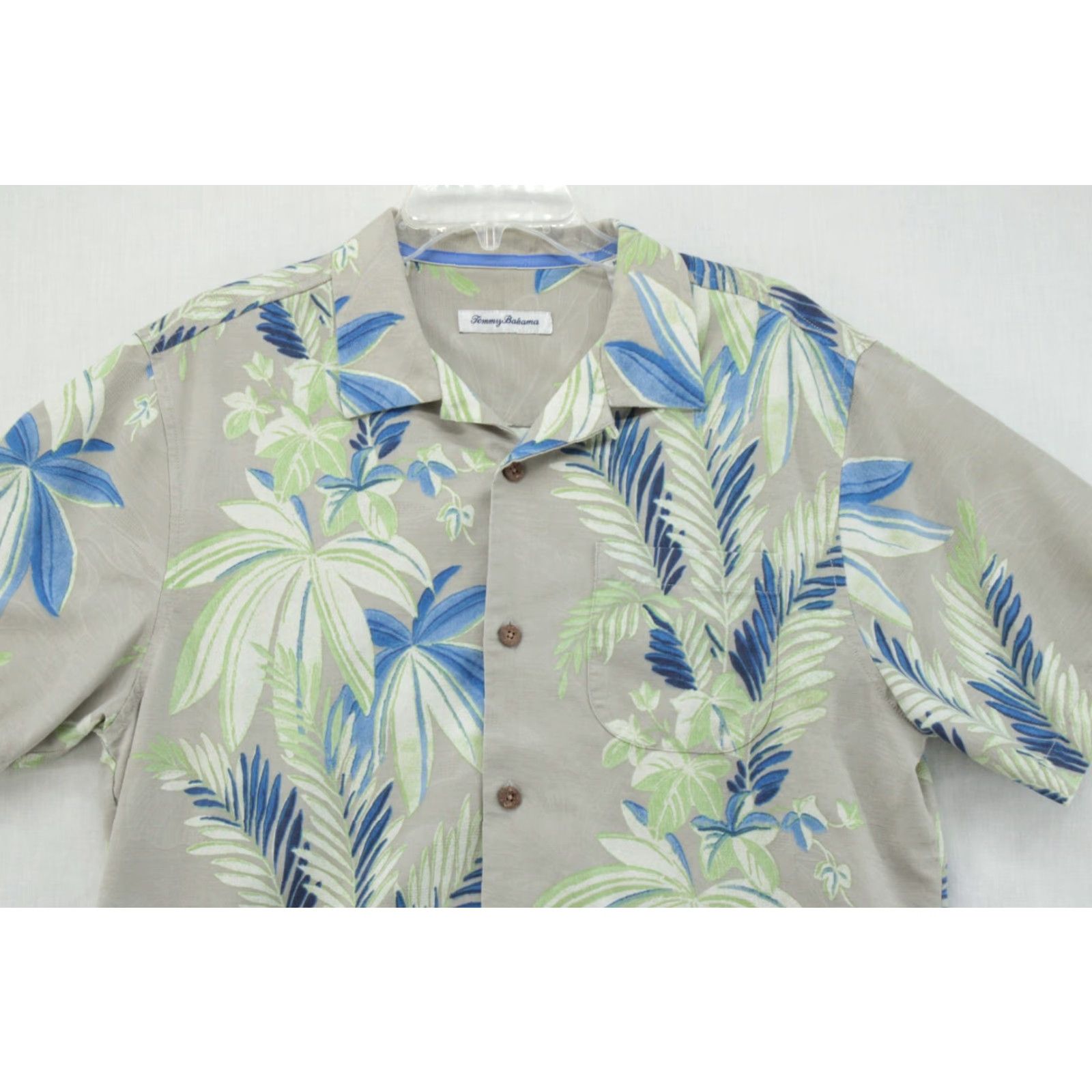 Tommy Bahama VINTAGE Tommy Bahama Island Zone Shirt Men's Medium Floral Loop Collar Hawaiian Luau Shirt Size US M / EU 48-50 / 2 - 2 Thumbnail