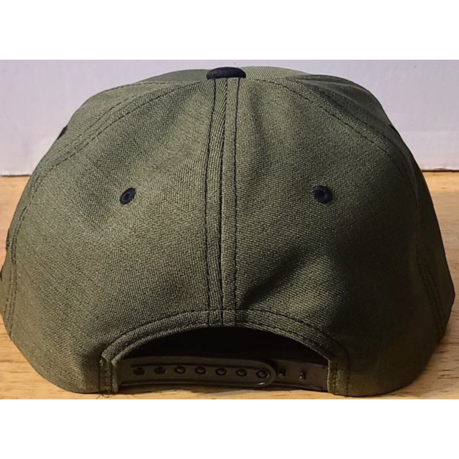 Vintage MARIJUANA LEAF WEED CANNABIS SNAPBACK BASEBALL CAP GREEN AND BLACK Size ONE SIZE - 3 Thumbnail