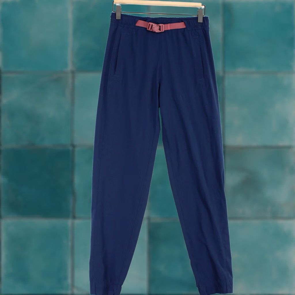 Vintage VINTAGE Title Nine Aero Tech Pants Womens XS Blue Ripstop Jogger Hiking Buckle Belt Size 26" / US 2 / IT 38 - 1 Thumbnail