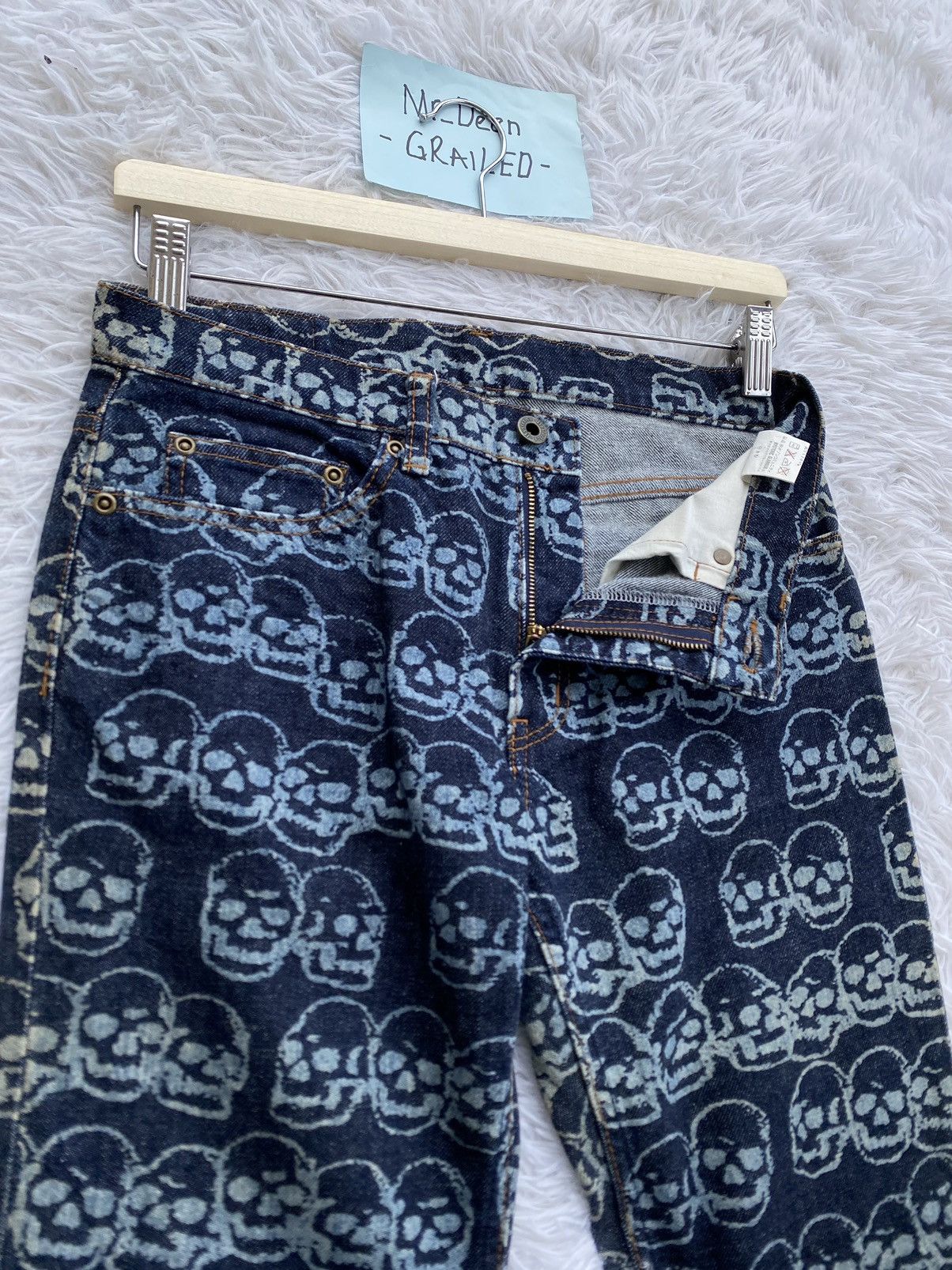 Hysteric Glamour Rare Vintage Hysteric Glamour Skulls All Over Jean/ Denim Size US 29 - 8 Thumbnail