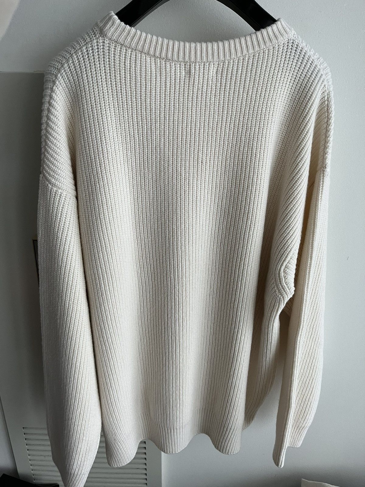 Celine × Hedi Slimane Celine by Hedi Slimane Runway Logo Wool Sweater Brand New Size US XXL / EU 58 / 5 - 21 Thumbnail