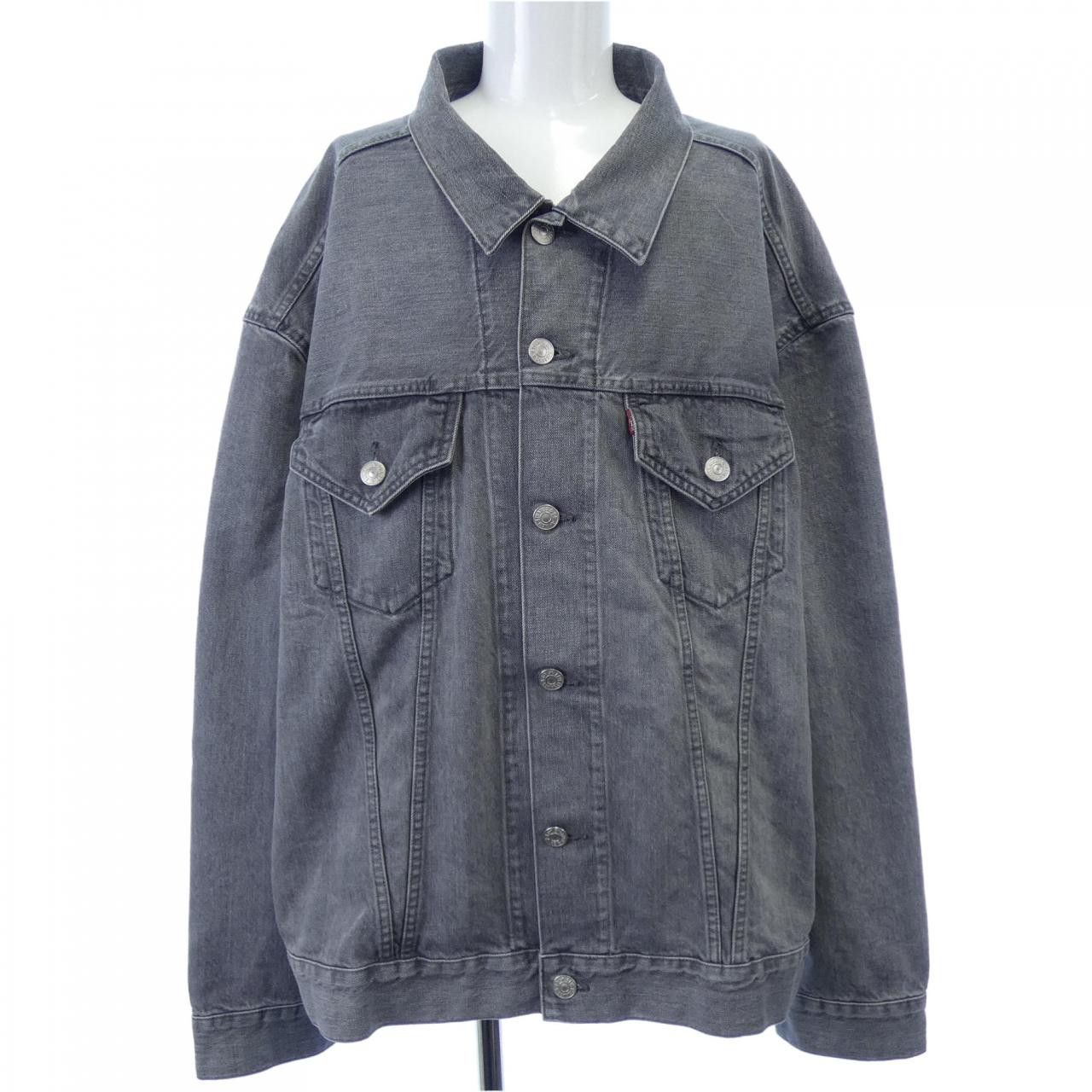 Junya Watanabe Junya Watanabe Junya Watanabe Man Denim Jacket Textile Outerwear WO-J203 DUTY FREE for USA Size ONE SIZE - 1 Thumbnail