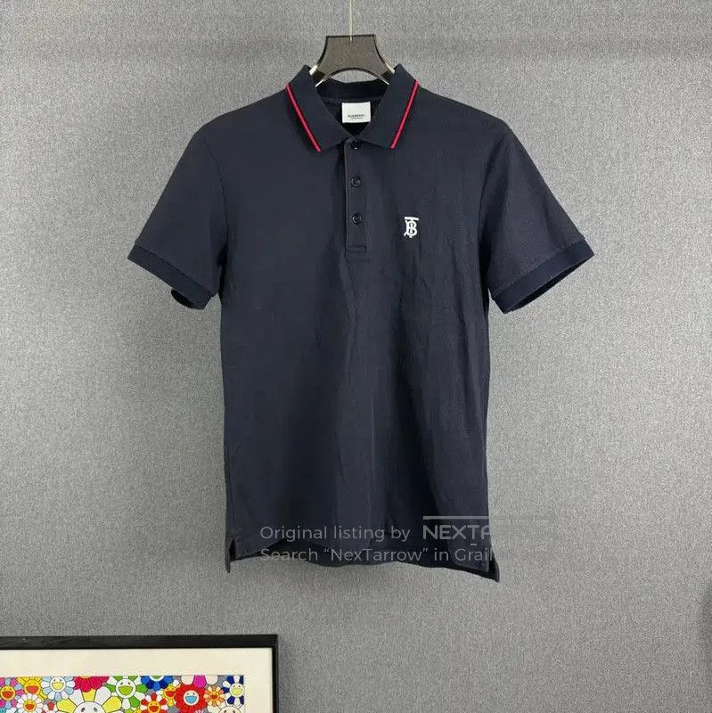 Burberry Burberry Men's Polo Shirt in Dark Blue. Size US S / EU 44-46 / 1 - 1 Thumbnail