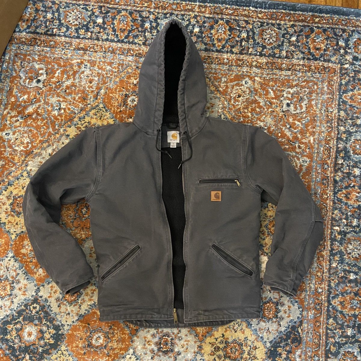 image of Carhartt J141 Sierra Jacket in Grey, Men's (Size Small)