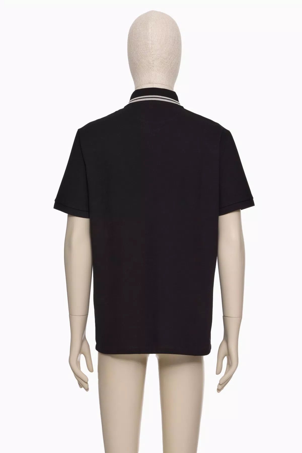 Valentino oc11z0725 Cotton Pique Polo Shirt in Black Size US XS / EU 42 / 0 - 3 Thumbnail