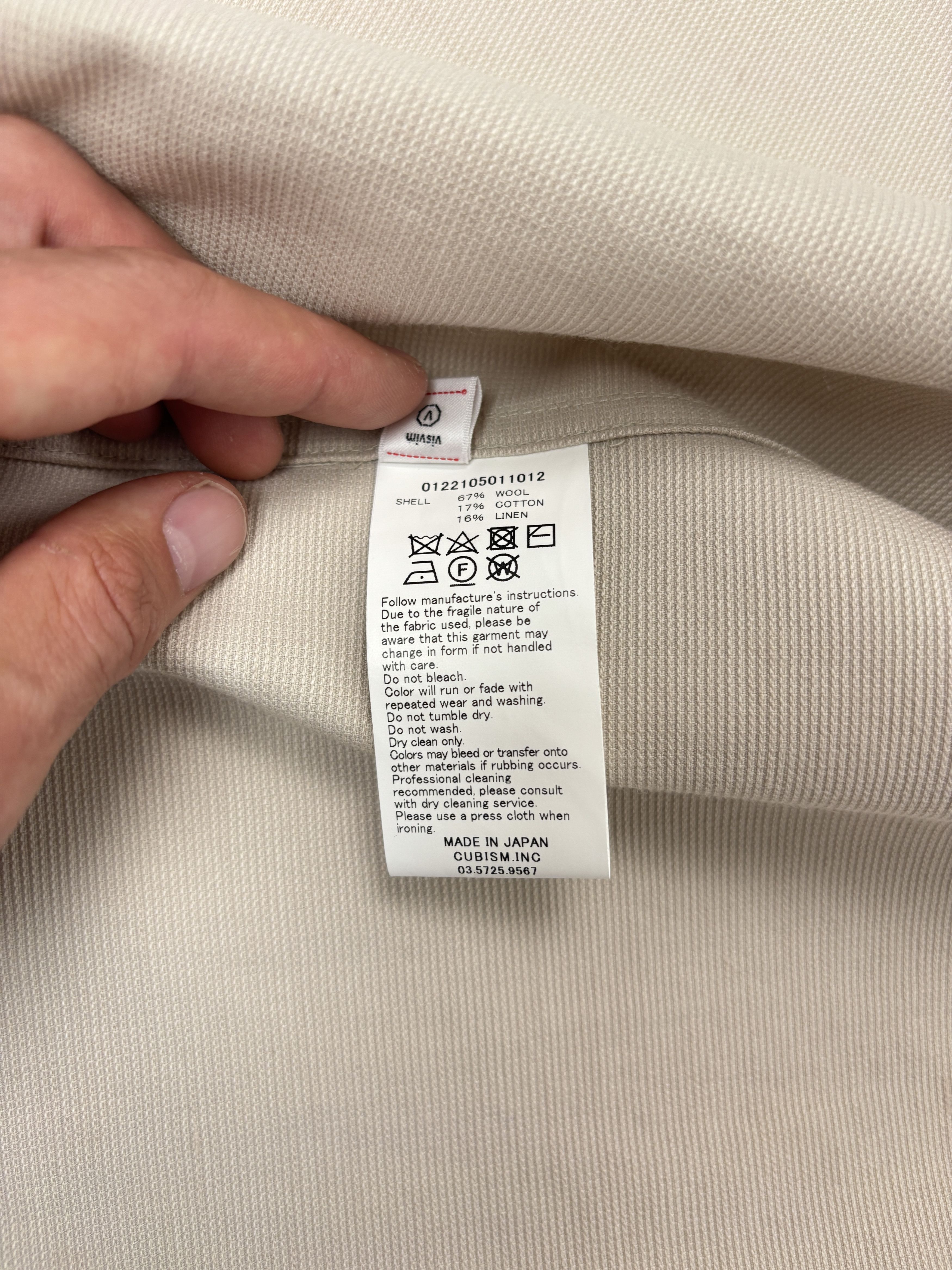 Visvim Visvim Dugout Shirt L/S (W/L Pique) Size US M / EU 48-50 / 2 - 9 Thumbnail