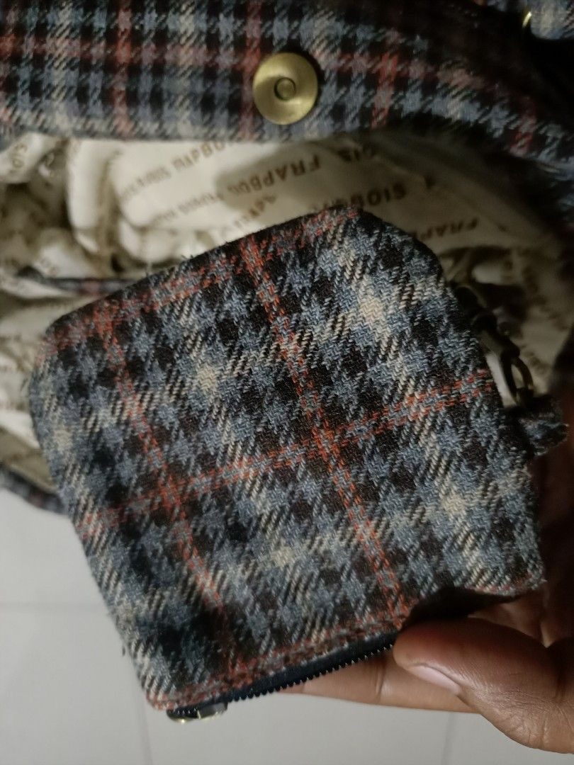 Issey Miyake Frapbois x Issey Miyake Tartan Tote Bag w/ Pouch Size ONE SIZE - 6 Thumbnail