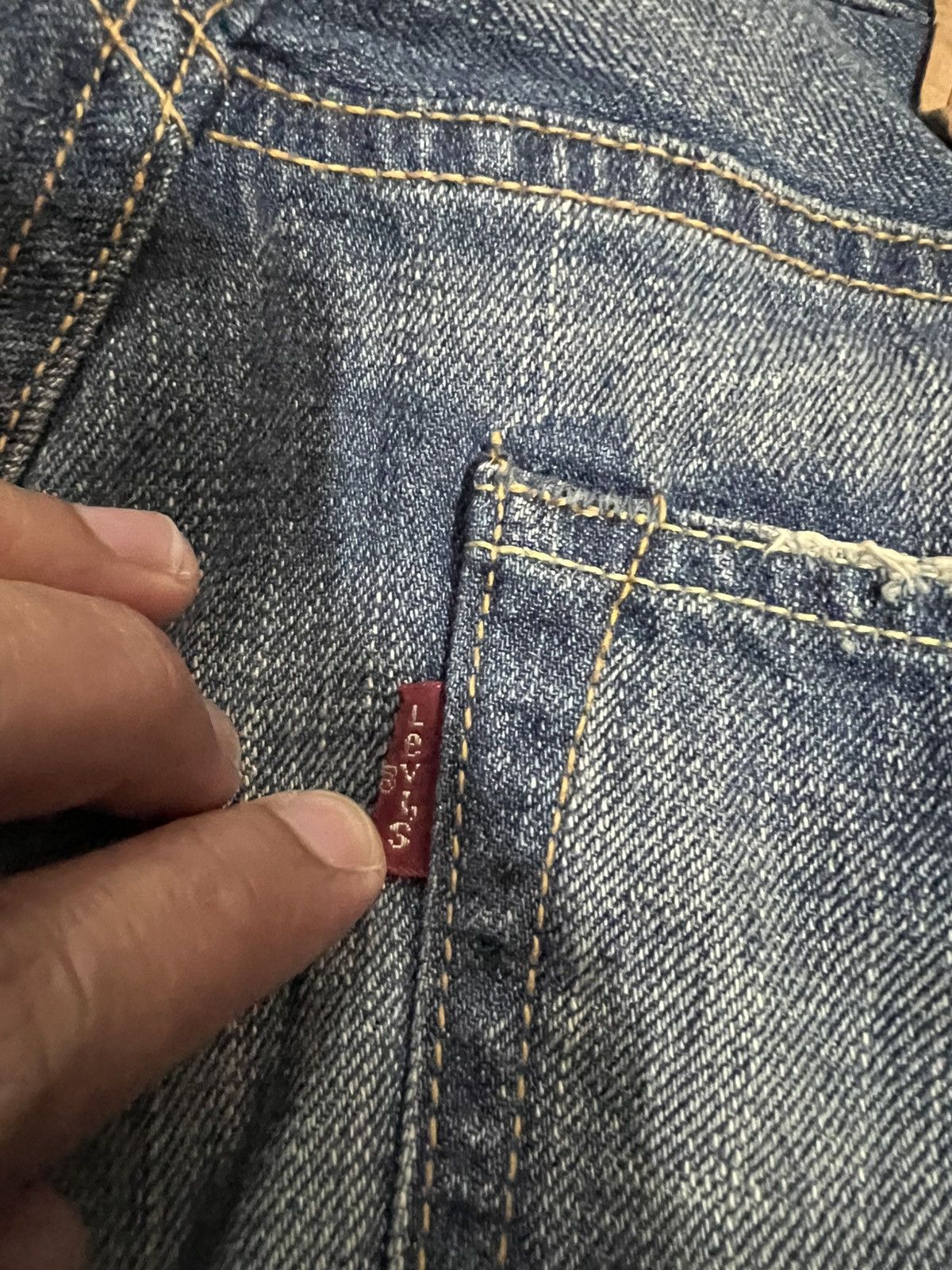 If Six Was Nine × Levi's × Levi's Vintage Clothing 🌈Vintage Levis 505 Distressed Faded Jeans Size US 32 / EU 48 - 19 Thumbnail