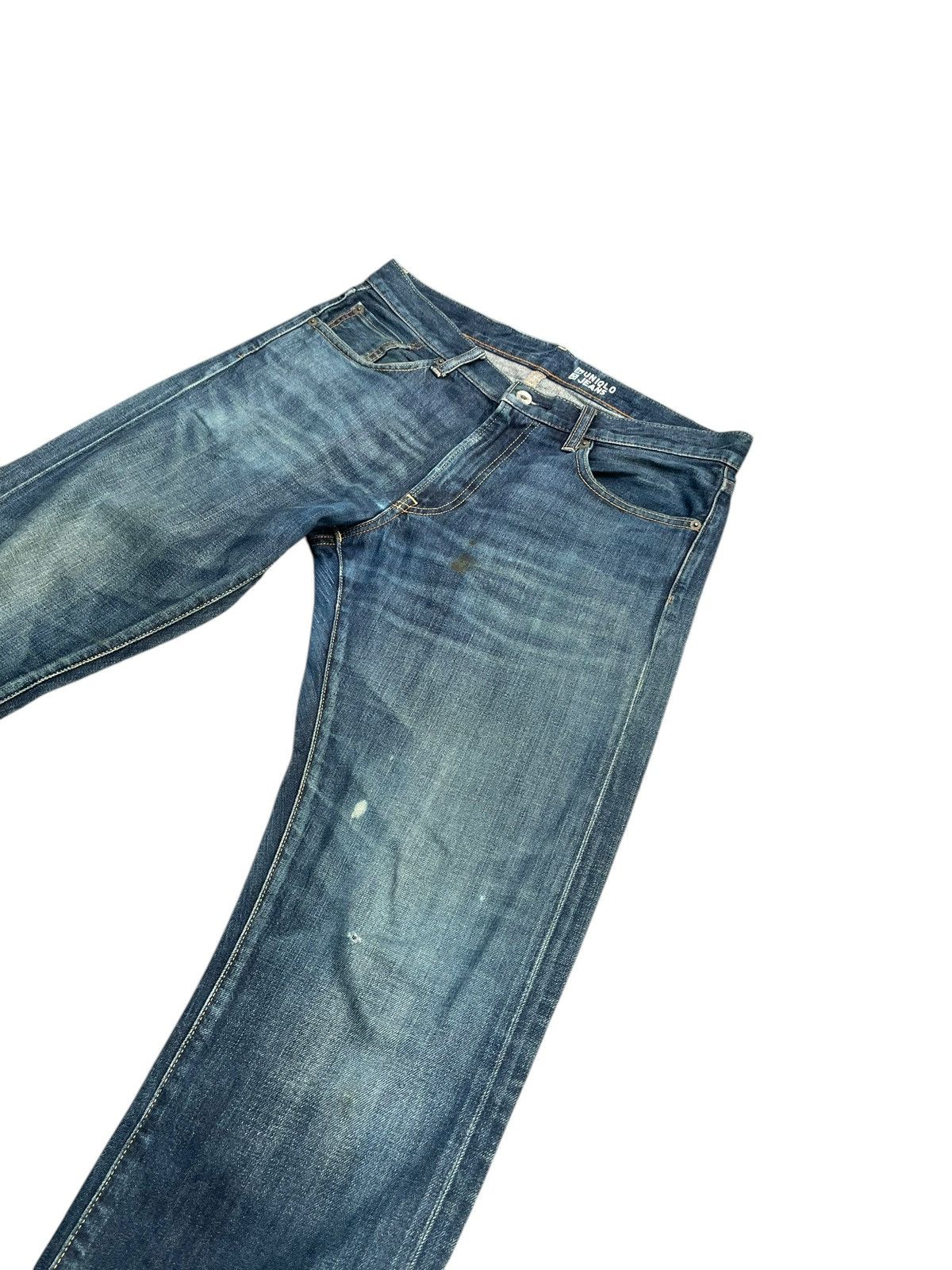 Japanese Brand Uniqlo Redline Selvedge Denim Size US 35 - 2 Thumbnail