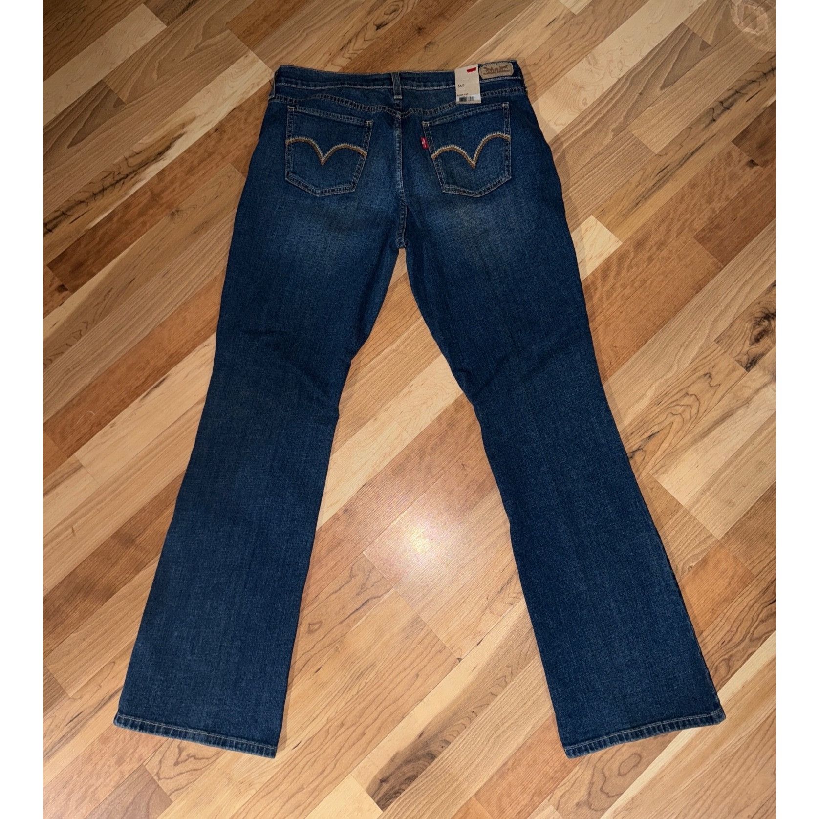 Levi's Levi's Women's 515 Classic Boot Cut Mid Rise Blue Jeans Size 32" / US 10 / IT 46 - 2 Thumbnail