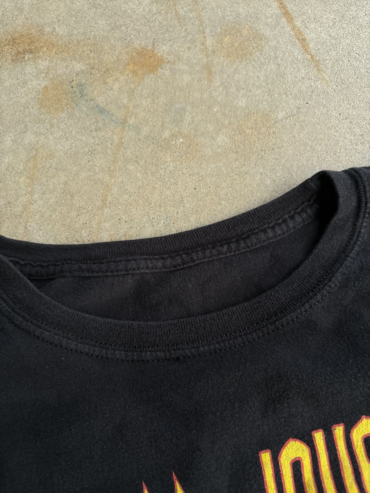 Band Tees × Vintage Crazy Def Leppard Boxy Faded Black 2018 Tour Shirt Size US XXL / EU 58 / 5 - 5 Thumbnail