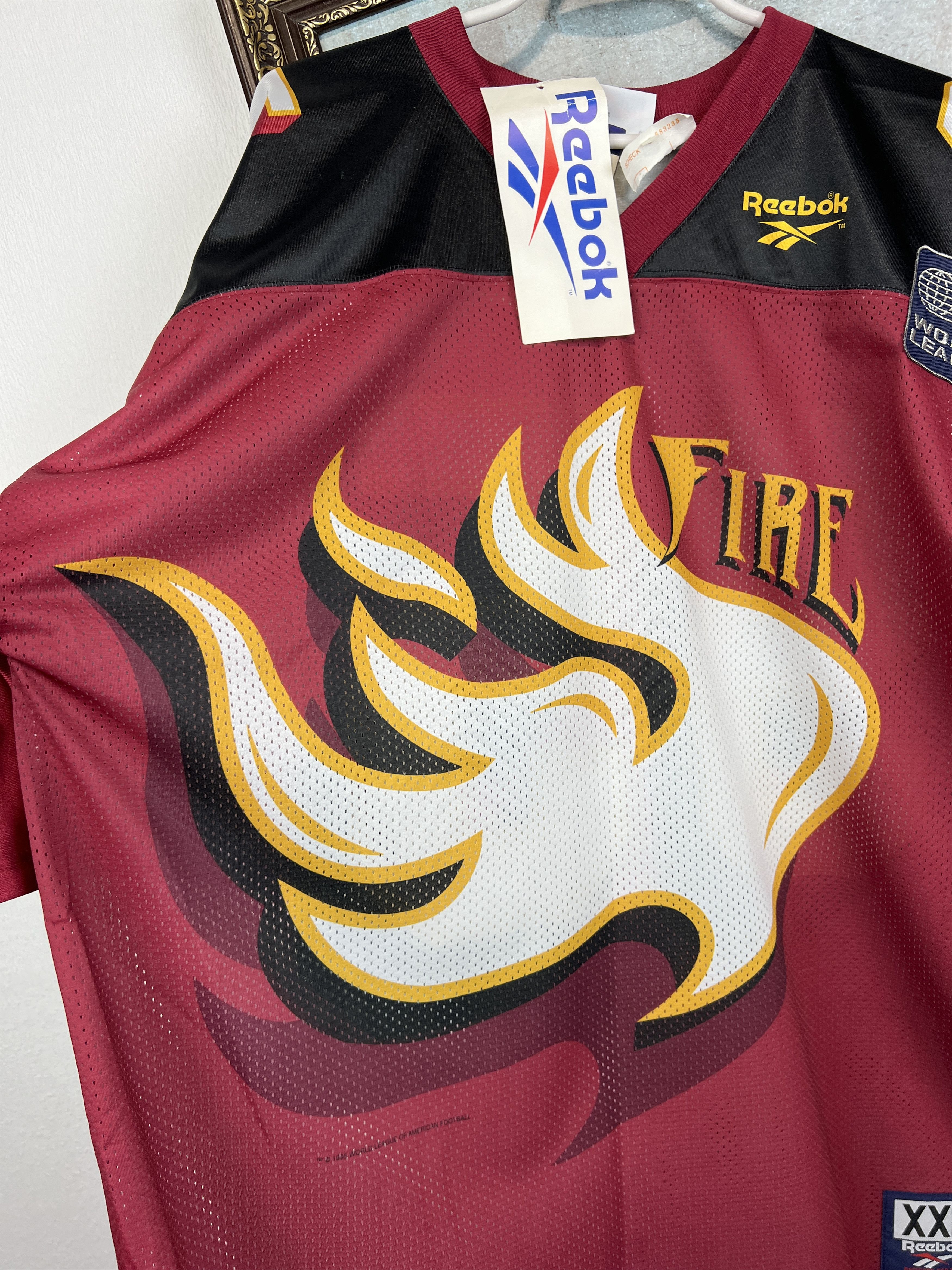 Reebok Rhein Fire World League WLF NFL Football Jersey Shirt Size US XXL / EU 58 / 5 - 3 Thumbnail
