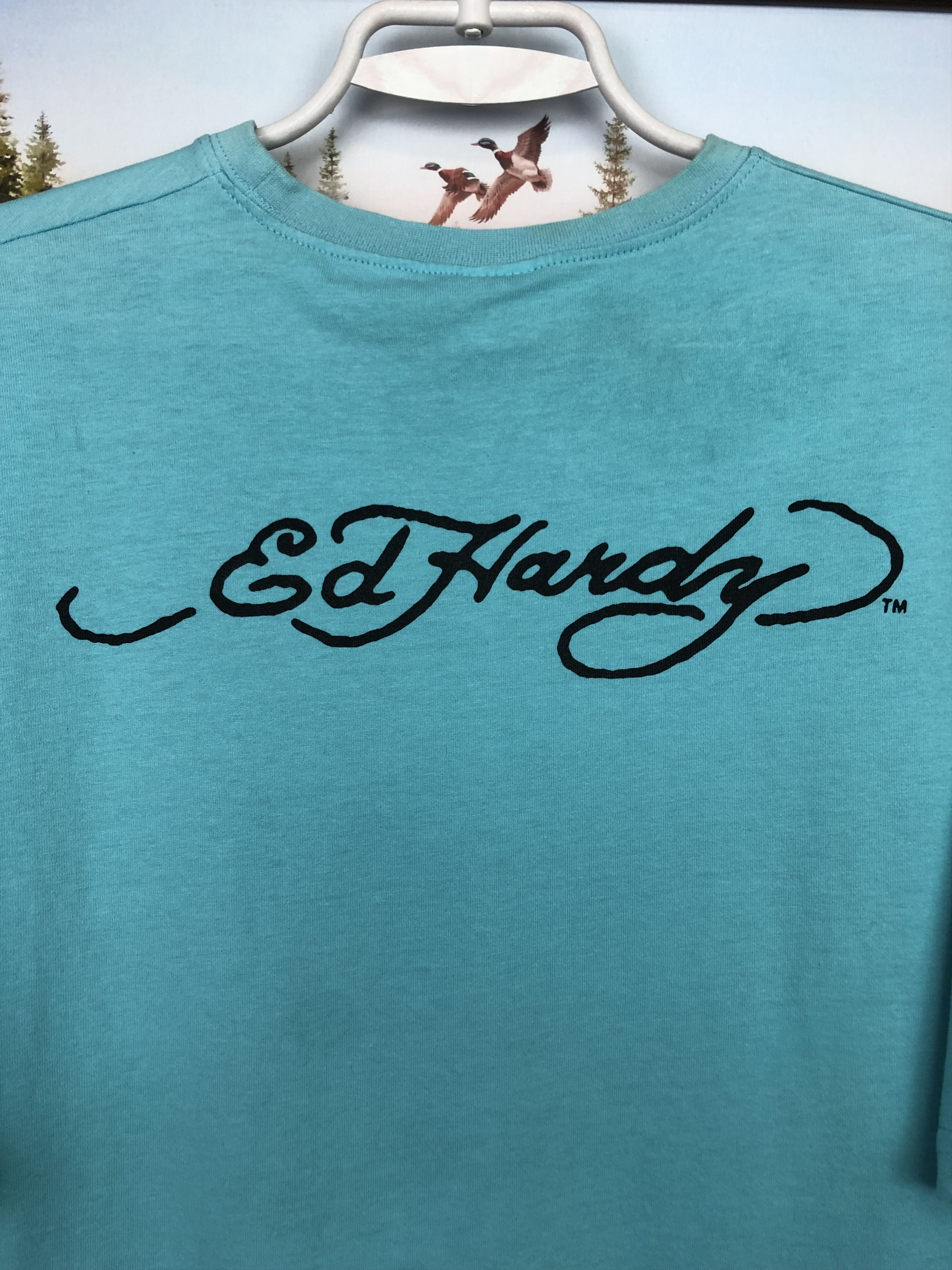 Ed Hardy Vintage Ed Hardy Shirt Big Logo Skull Love Kills Tee Y2K Size US L / EU 52-54 / 3 - 10 Thumbnail