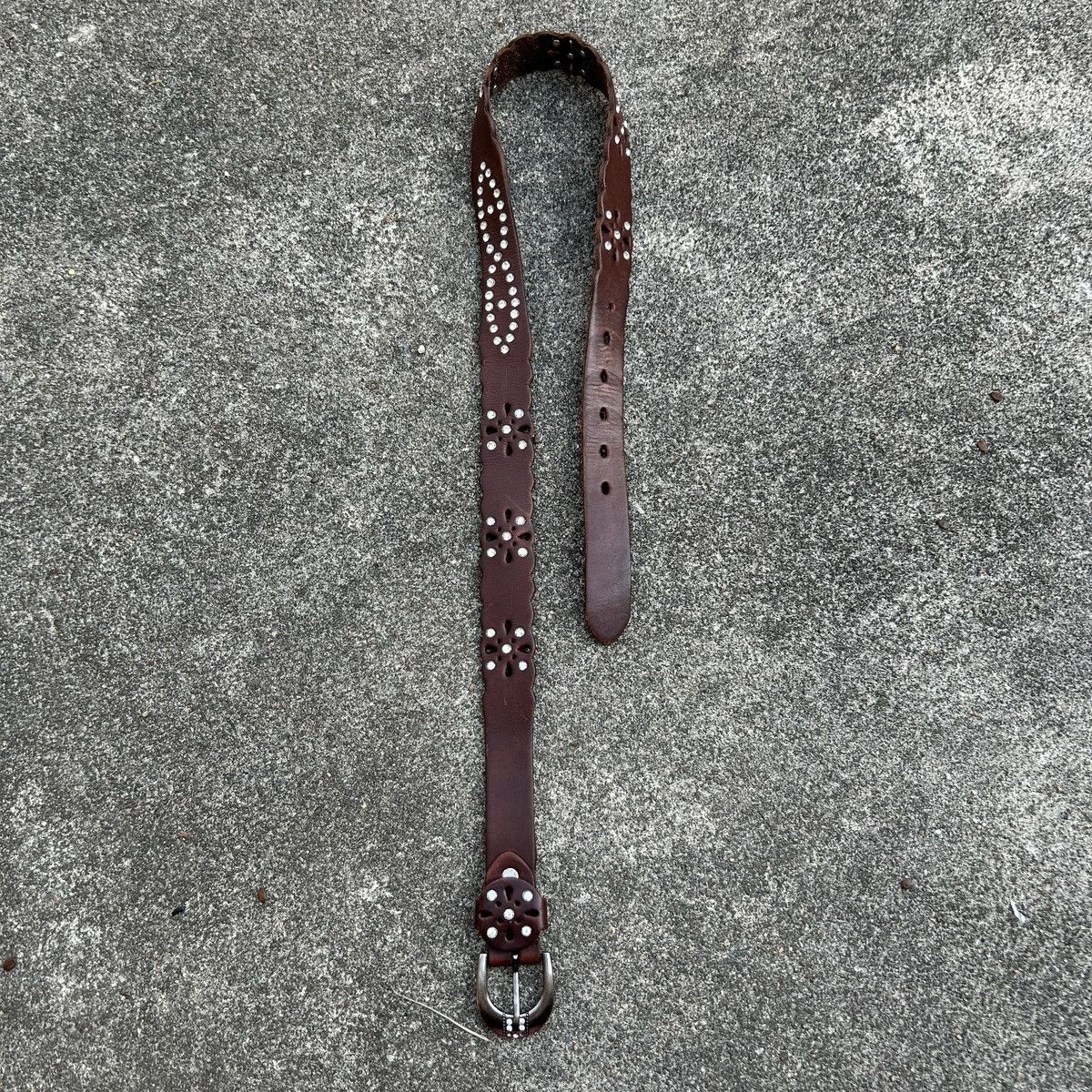 Vintage Vintage studded leather belt (Kapital Style) Size ONE SIZE - 8 Thumbnail