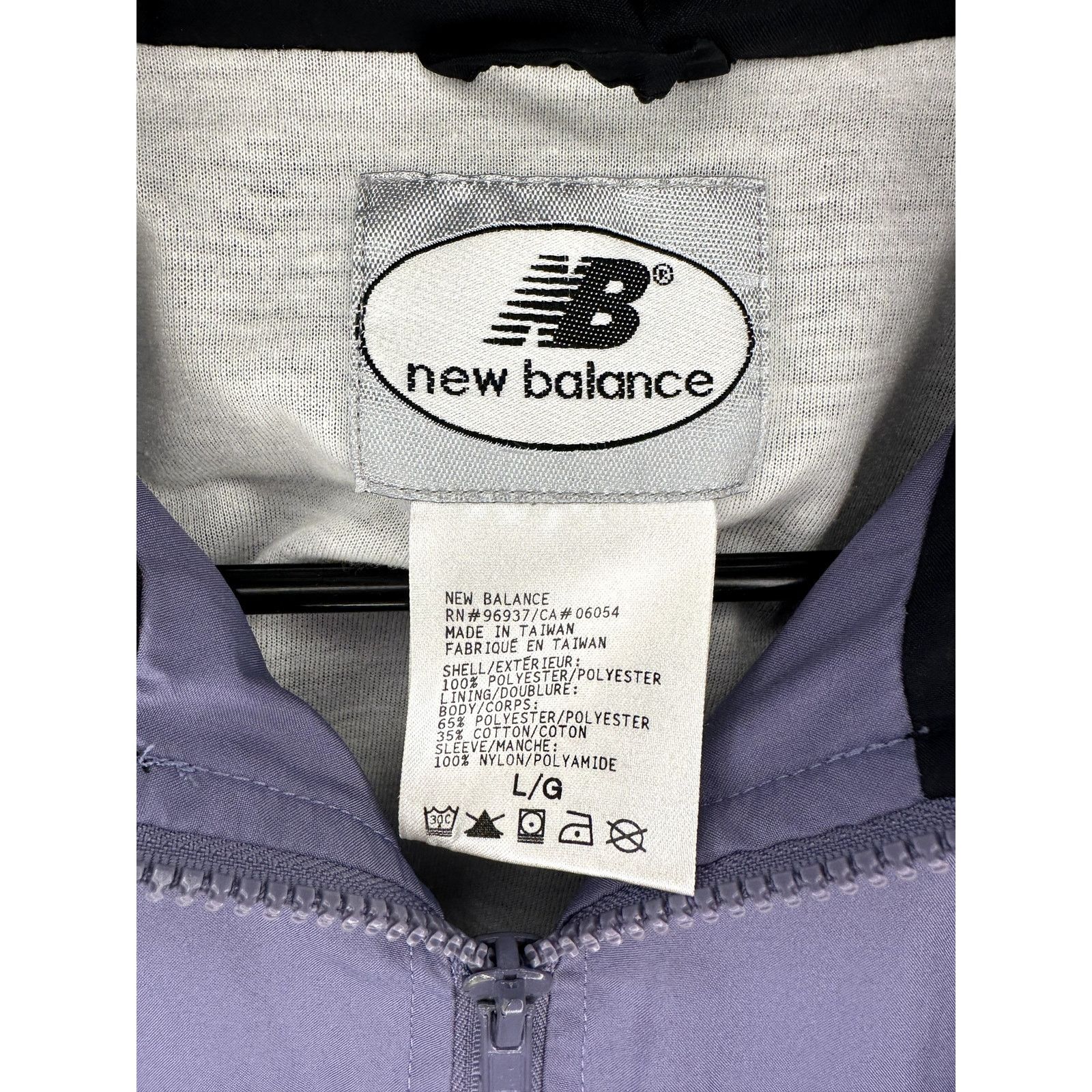 New Balance New Balance Full Zip Windbreaker Jacket Purple Women's L Size L / US 10 / IT 46 - 4 Thumbnail