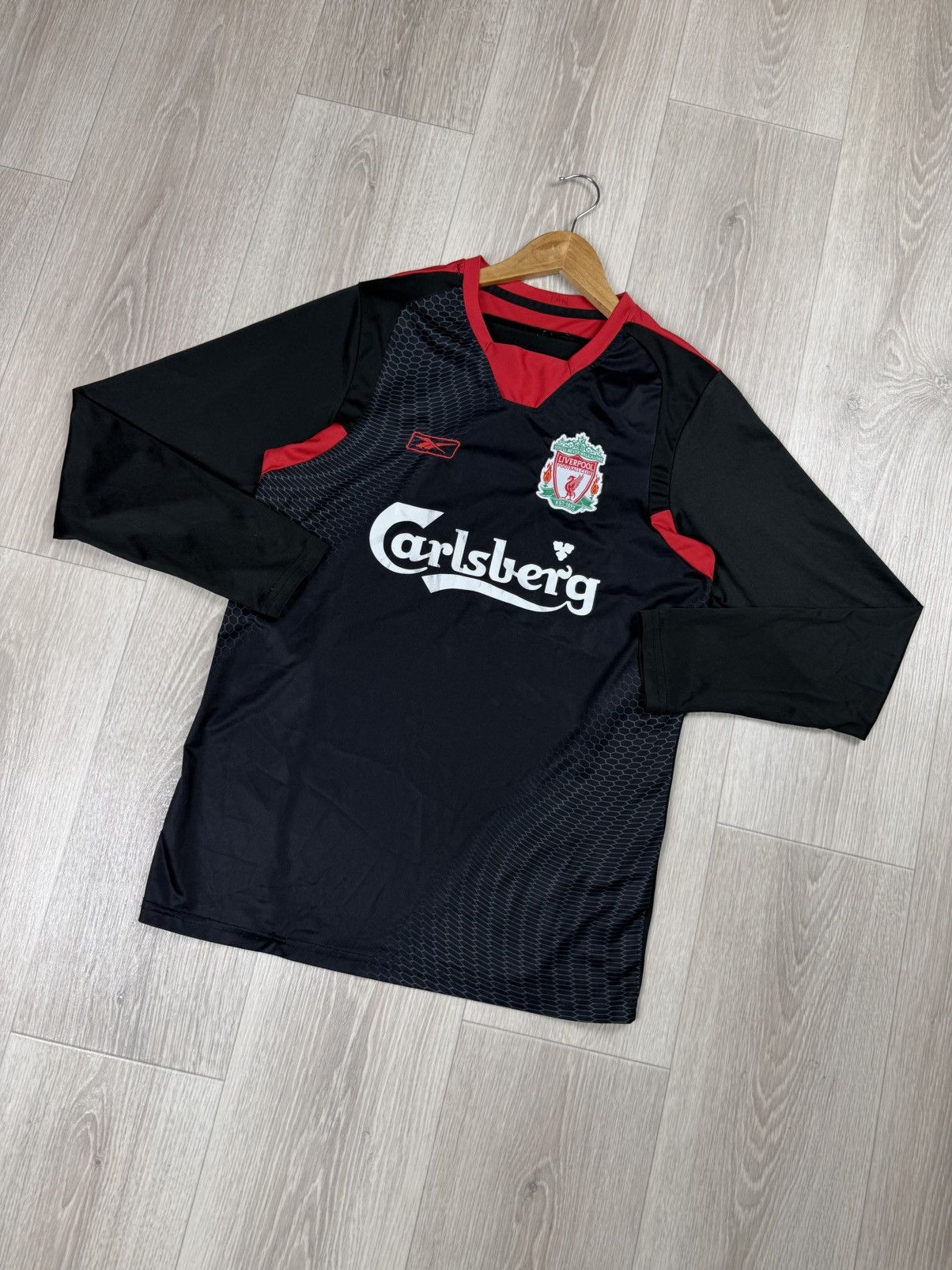 Reebok Vintage Reebok FC Liverpool Long Sleeve Jersey Carlsberg Size US S / EU 44-46 / 1 - 3 Thumbnail