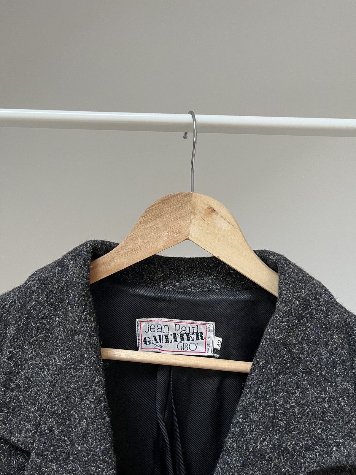 Jean Paul Gaultier Vintage 80s Jean Paul Gaultier pour Gibo Jacket Wool Size 42 Size S / US 4 / IT 40 - 8 Thumbnail