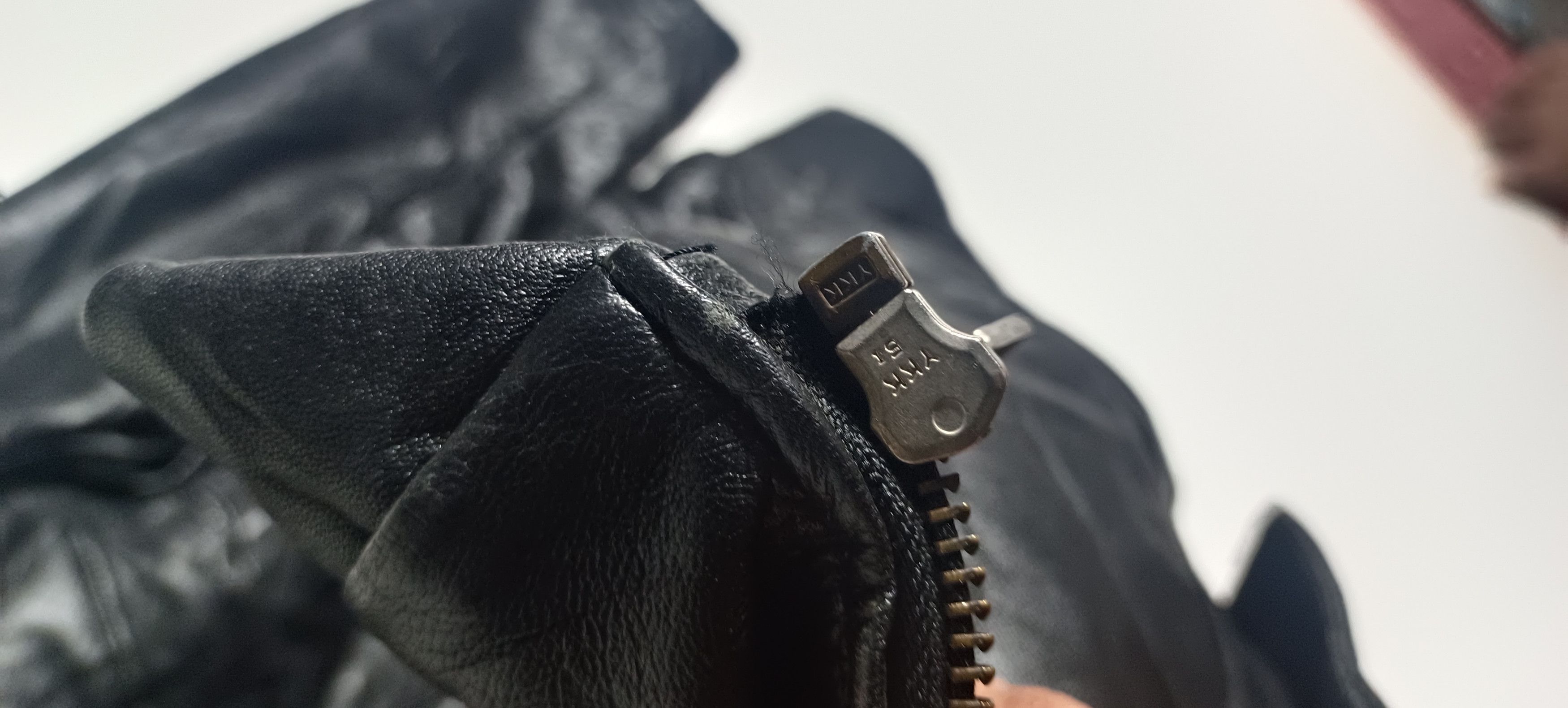 Vintage Vintage Genuine Black Leather TheAlternative Size US L / EU 52-54 / 3 - 8 Thumbnail