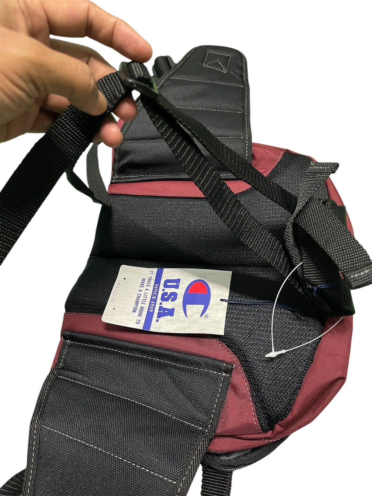 Champion Vintage Champion Waist Bag 2 way Size ONE SIZE - 3 Thumbnail