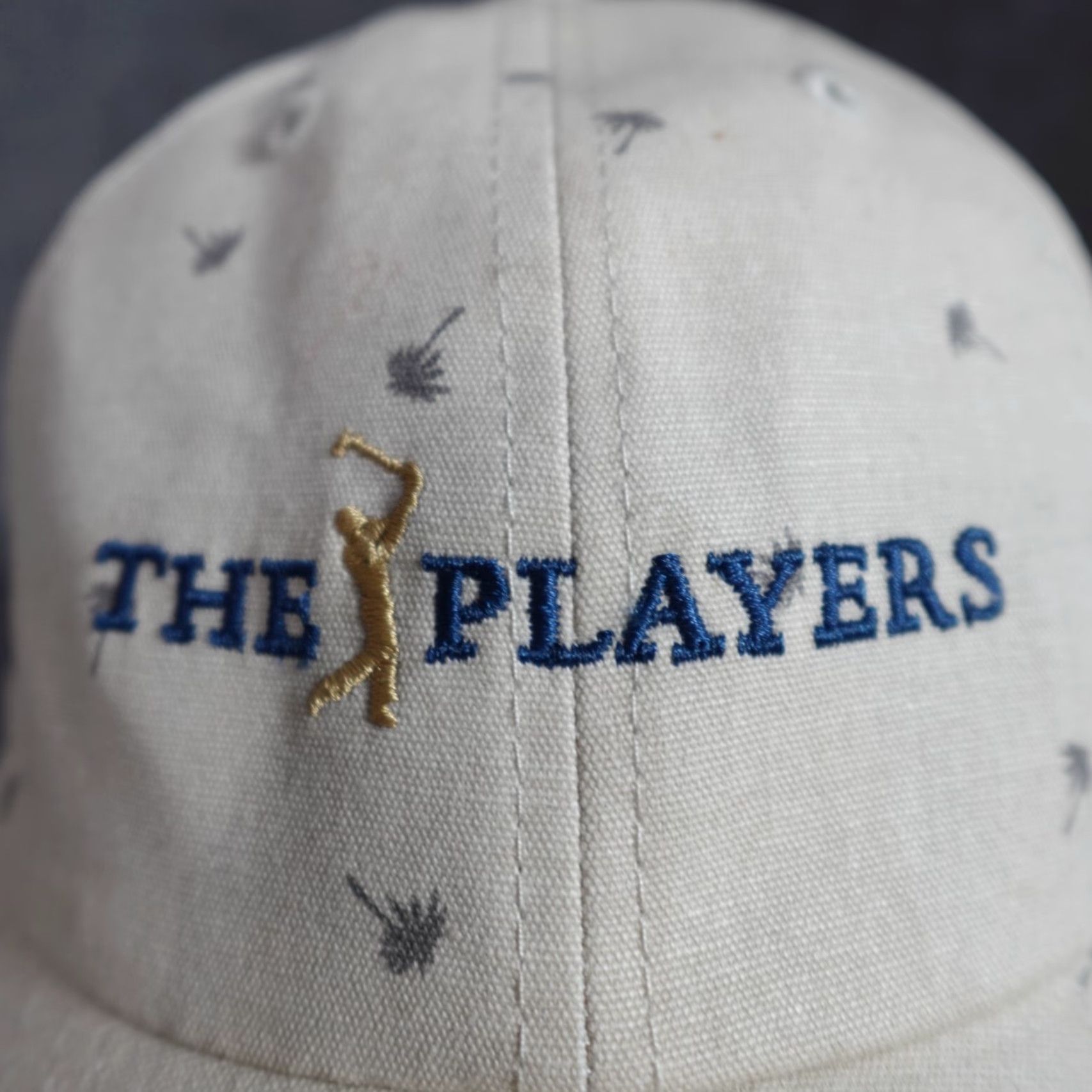 Vintage The Players Golf Championship Hat Beige Strapback Embroidered Dadhat Size ONE SIZE - 2 Thumbnail
