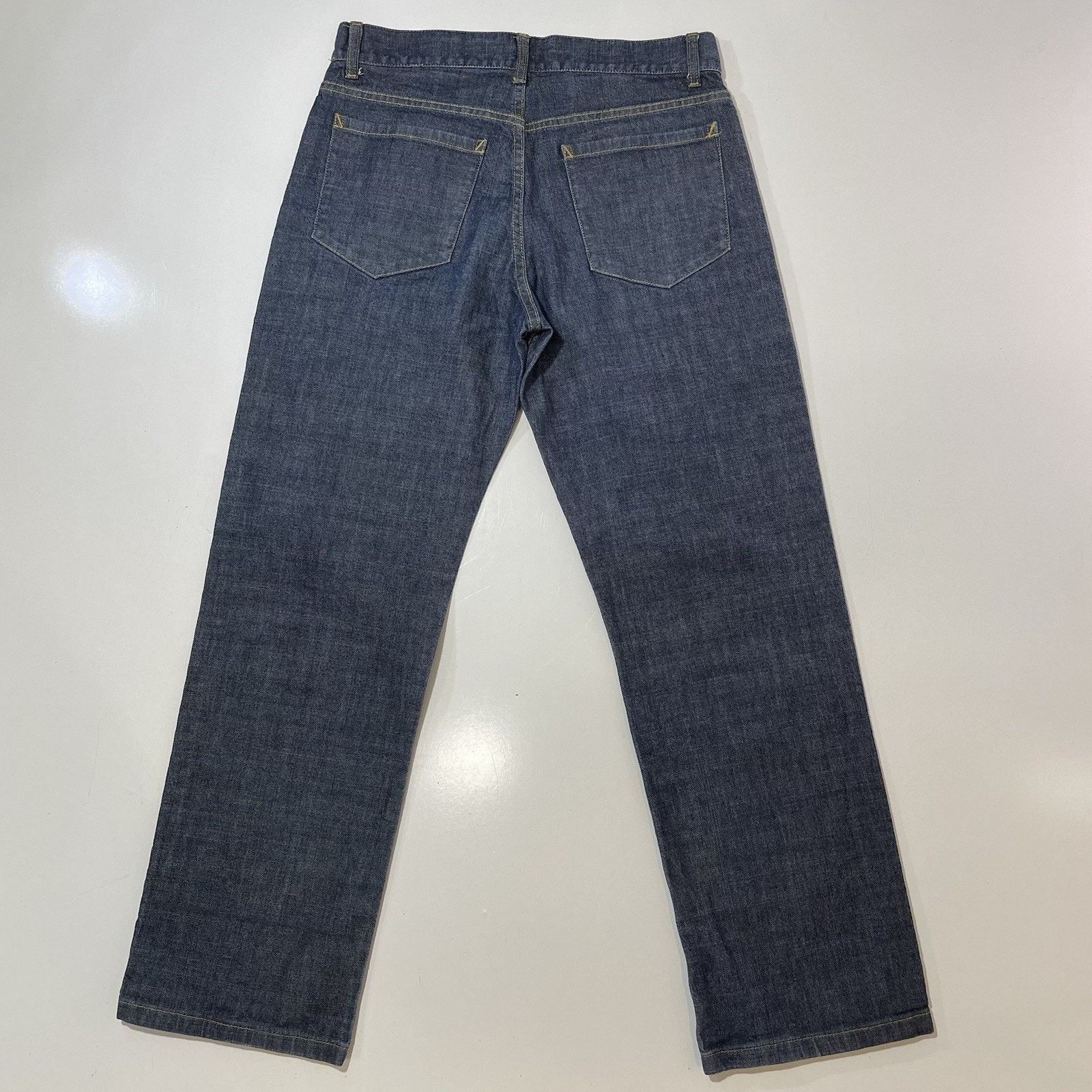 Theory Theory Dark Blue Wash Straight-Leg Jeans Men’s Size 30x28 Size US 30 / EU 46 - 9 Thumbnail