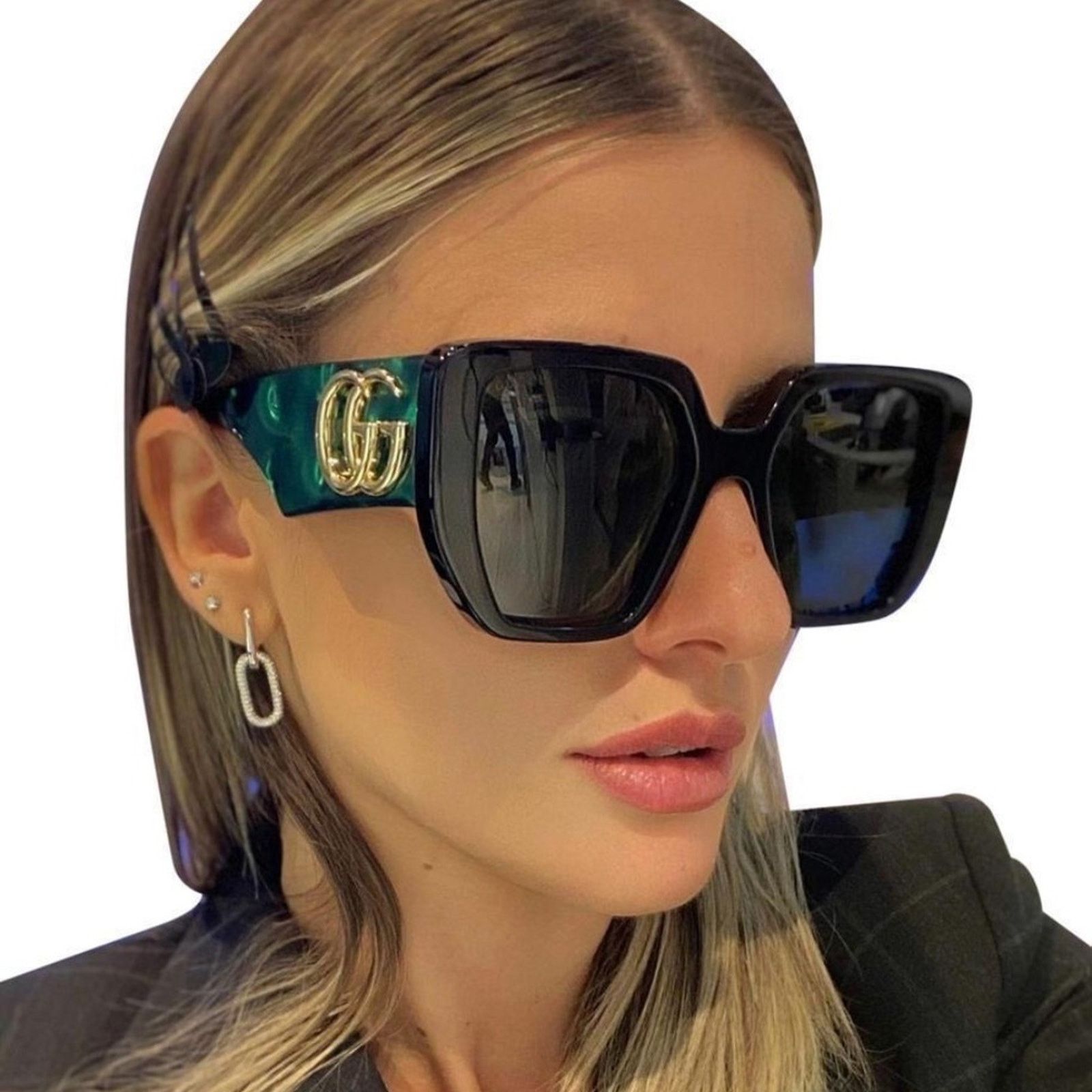 Gucci Gucci NWT Gucci GG0956s-003 Oversized(GG0956S-003-54) Size ONE SIZE - 3 Thumbnail