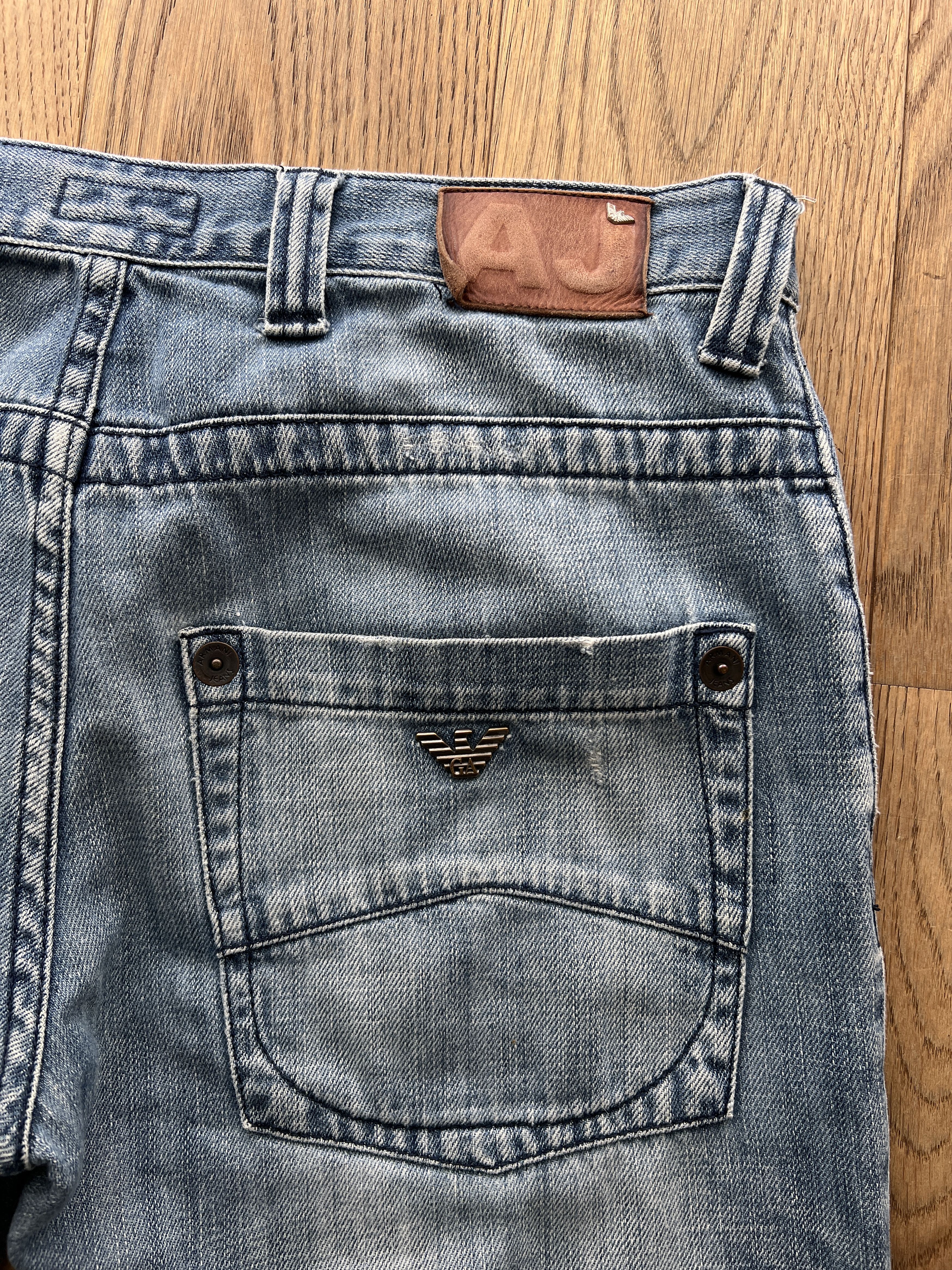 Armani Y2K Armani retro vintage 00s blue denim jeans slim straight Size US 32 / EU 48 - 10 Thumbnail