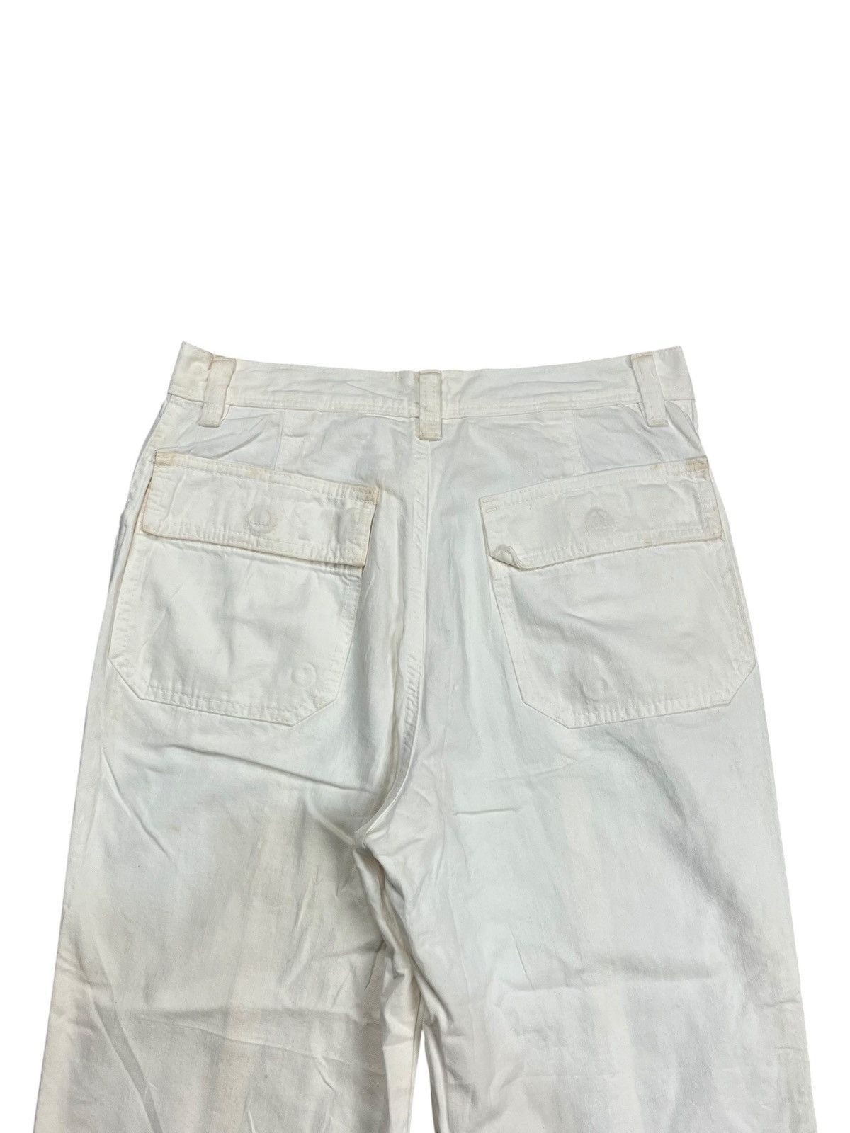 Hai Sporting Gear × Issey Miyake × mercibeaucoup 1980s Hai Sporting - Paneled White Pants Size US 30 / EU 46 - 7 Thumbnail