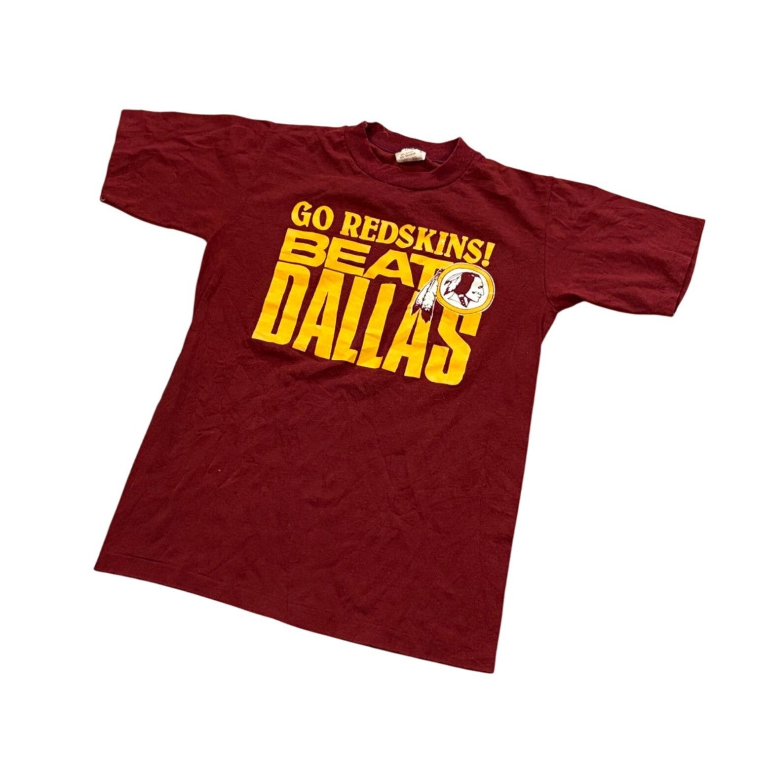 Logo 7 Vintage 1980's Washington Redskins Logo 7 Single Stitch T-Sh Size S / US 4 / IT 40 - 4 Thumbnail