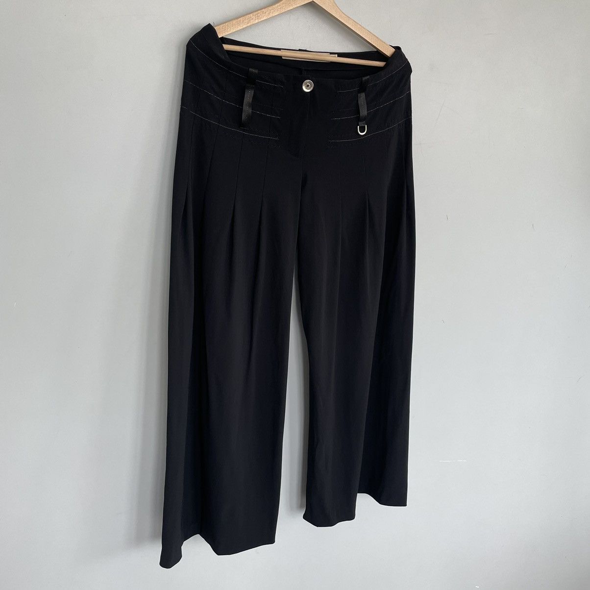 Marithe + Francois Girbaud Marithe Francois Girbaud Y2K Flare Pants Nylon size 6 Size 28" / US 6 / IT 42 - 4 Thumbnail