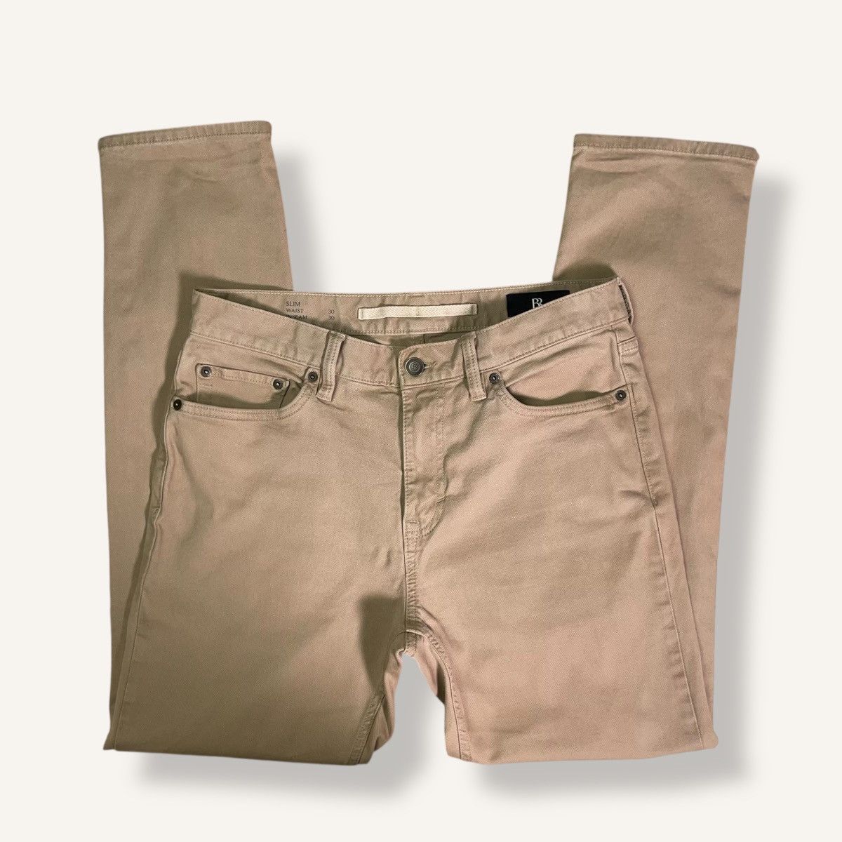 Banana Republic Banana Republic Slim Twill Traveler Pants in Khaki Size US 30 / EU 46 - 6 Thumbnail