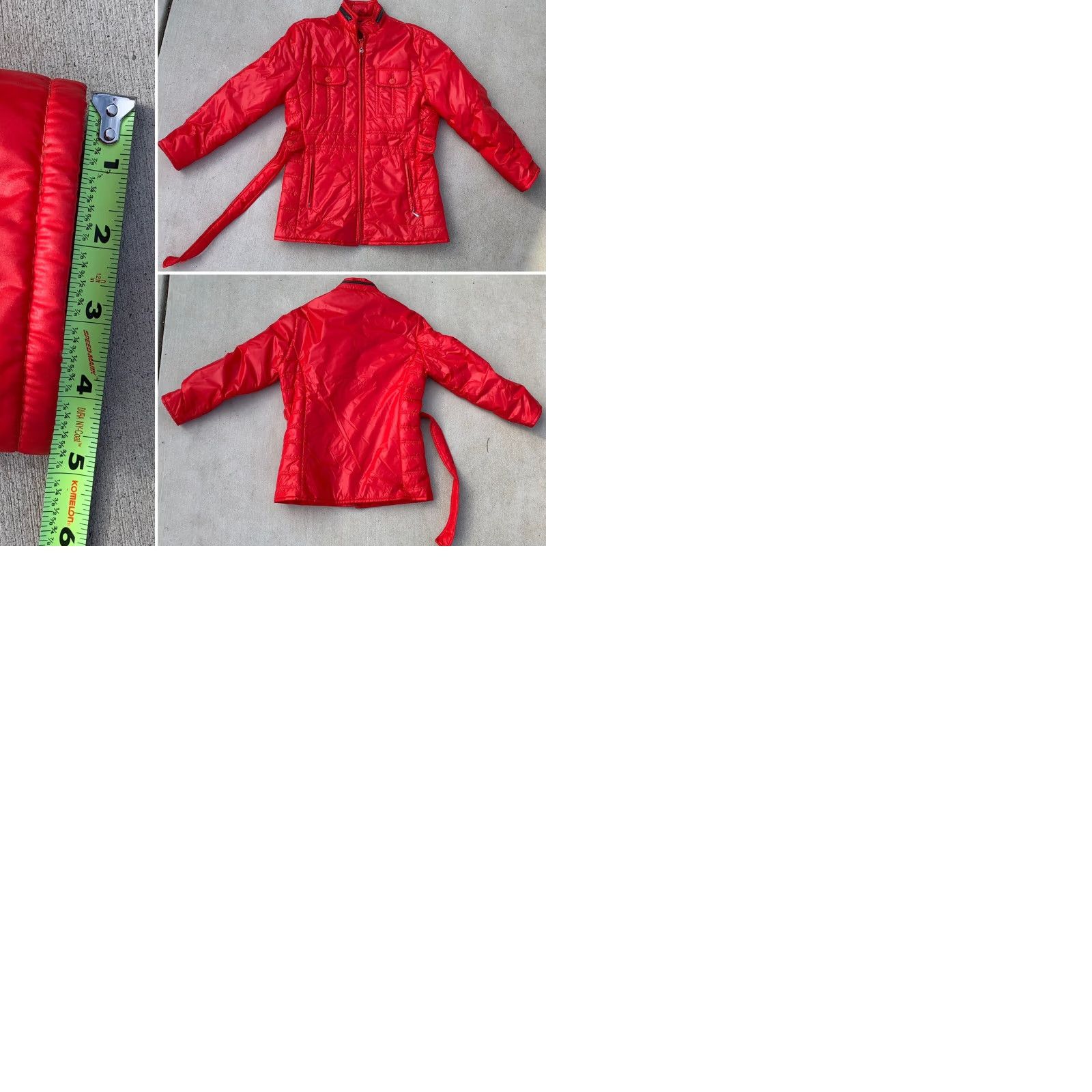 Obermeyer VINTAGE Obermeyer Shiny Red Nylon Ski Jacket Coat Ladies Medium 70s 80s 1970s Size M / US 6-8 / IT 42-44 - 9 Thumbnail