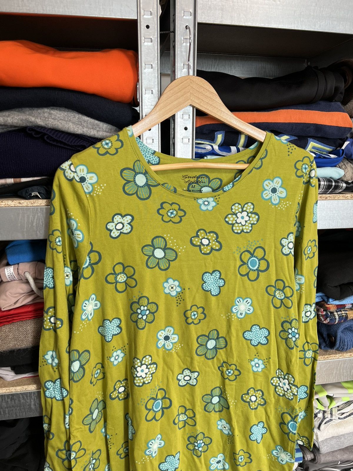 Designer Gudrun Sjoden Floral Print Long Sleeve Dress Women’s Sjöden Size M / US 6-8 / IT 42-44 - 2 Thumbnail