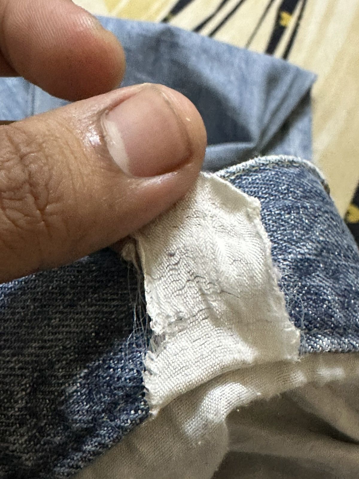 Hysteric Glamour Vintage Oririn Flare Faded Printed Frayed Hem DistressDenim Size US 34 / EU 50 - 8 Thumbnail