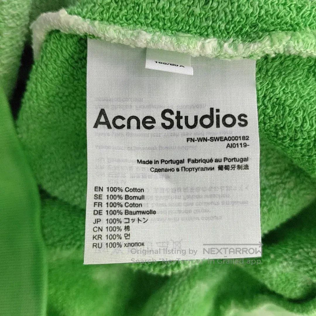Acne Studios Acne Studios Green Heart Tie-Dye Sweatshirt. Size XS / US 0-2 / IT 36-38 - 3 Thumbnail