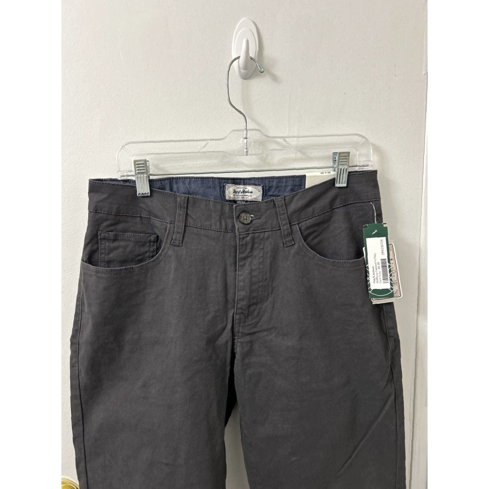 Flag & Anthem Flag & Anthem Wallburg Oakland Slim Chino Pants Mens 30x30 Gray Size US 30 / EU 46 - 2 Thumbnail