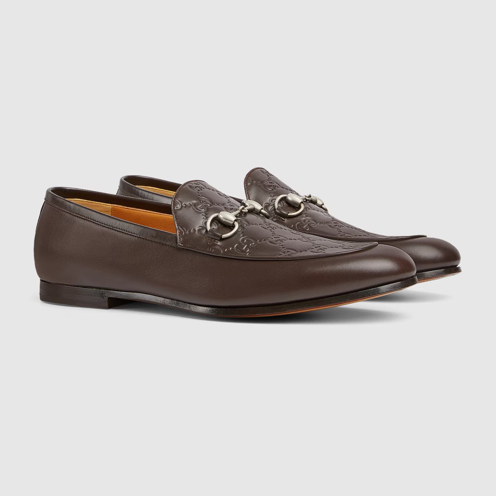 Gucci Gucci Mens Monogram Leather Horsebit Loafer Flat G 11 US 12 Size US 12 / EU 45 - 5 Thumbnail