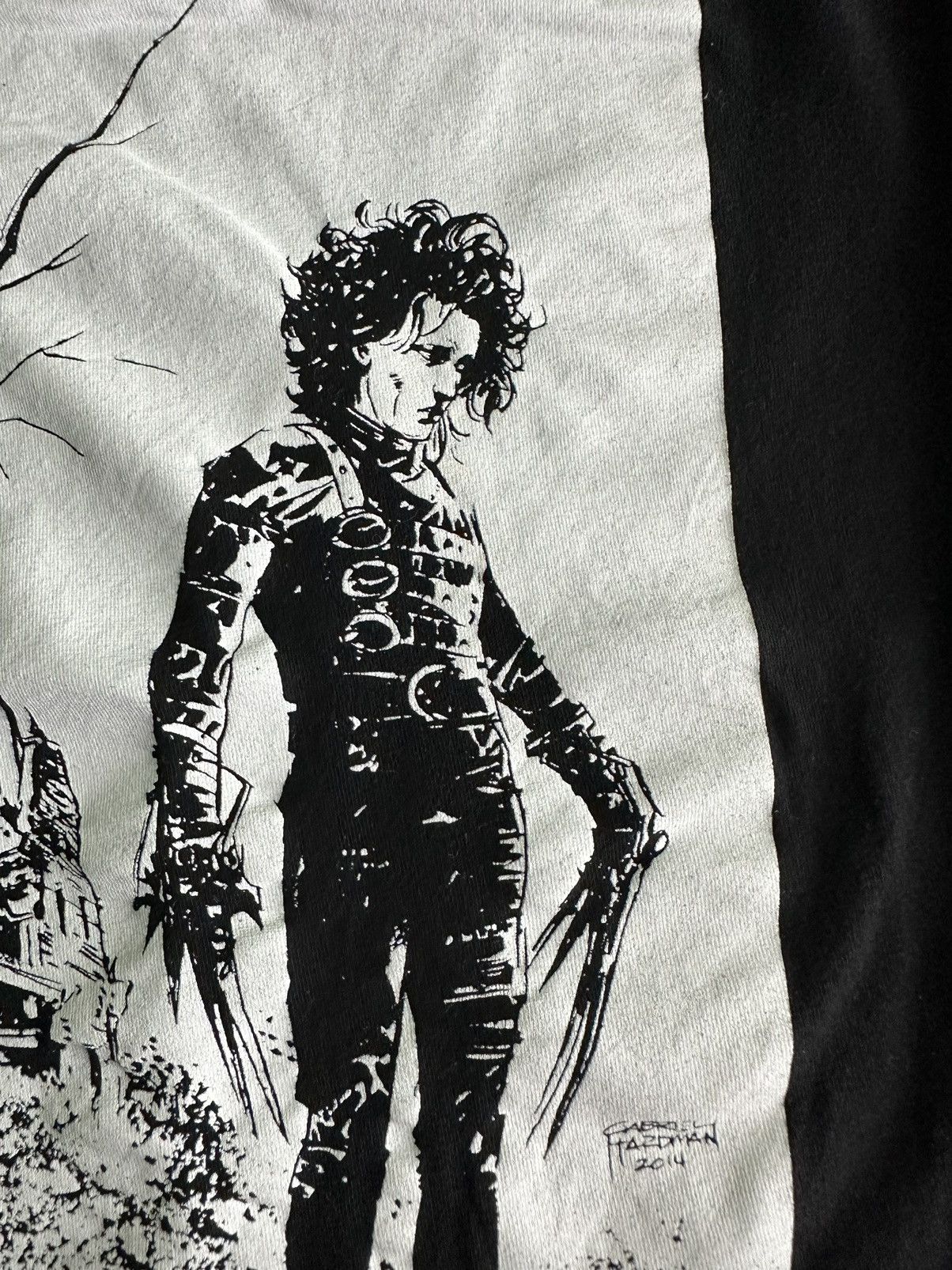 Vintage Edward Scissorhands Tim Burtons Goth Movie Promo Tee Size US S / EU 44-46 / 1 - 4 Thumbnail