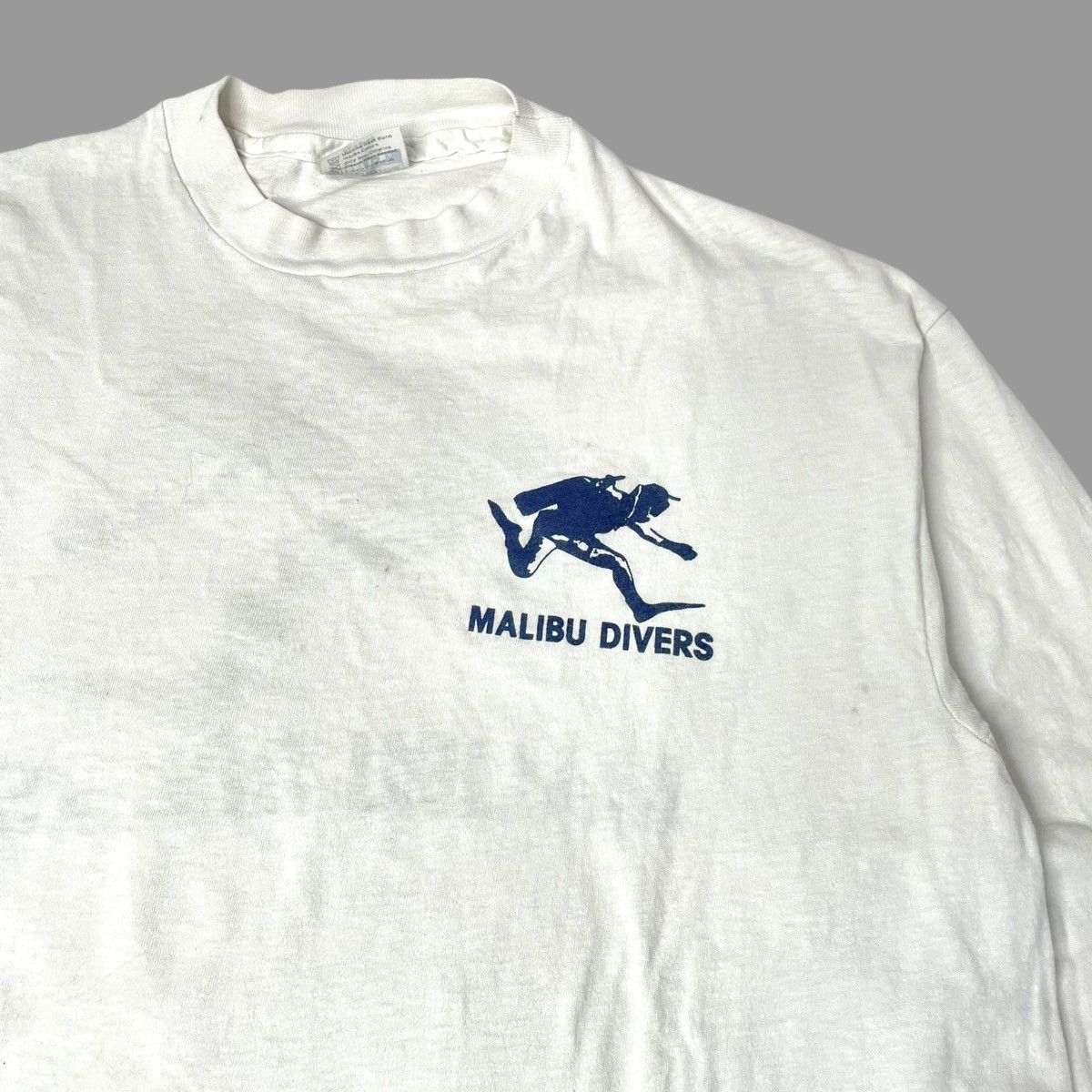 Vintage Vintage 1980s Malibu divers long sleeve t shirt Size US L / EU 52-54 / 3 - 4 Thumbnail