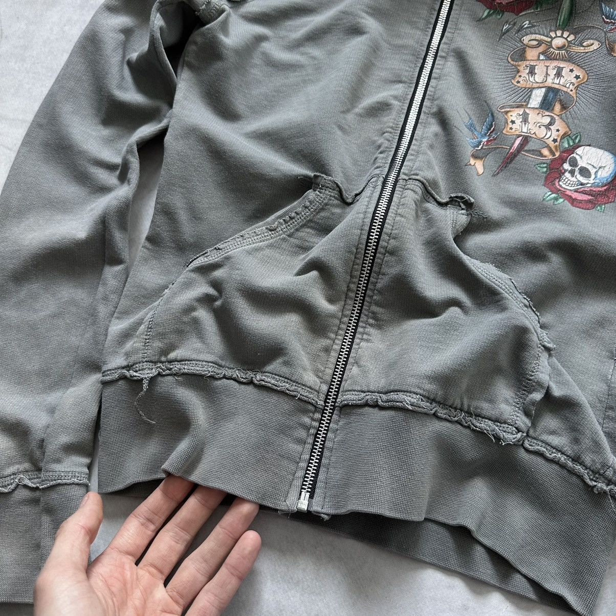 Hysteric Glamour × Undercover Tribal If Six Was Nine Ed Hardy Style Fur Zip Hoodie Jacket Size S / US 4 / IT 40 - 5 Thumbnail