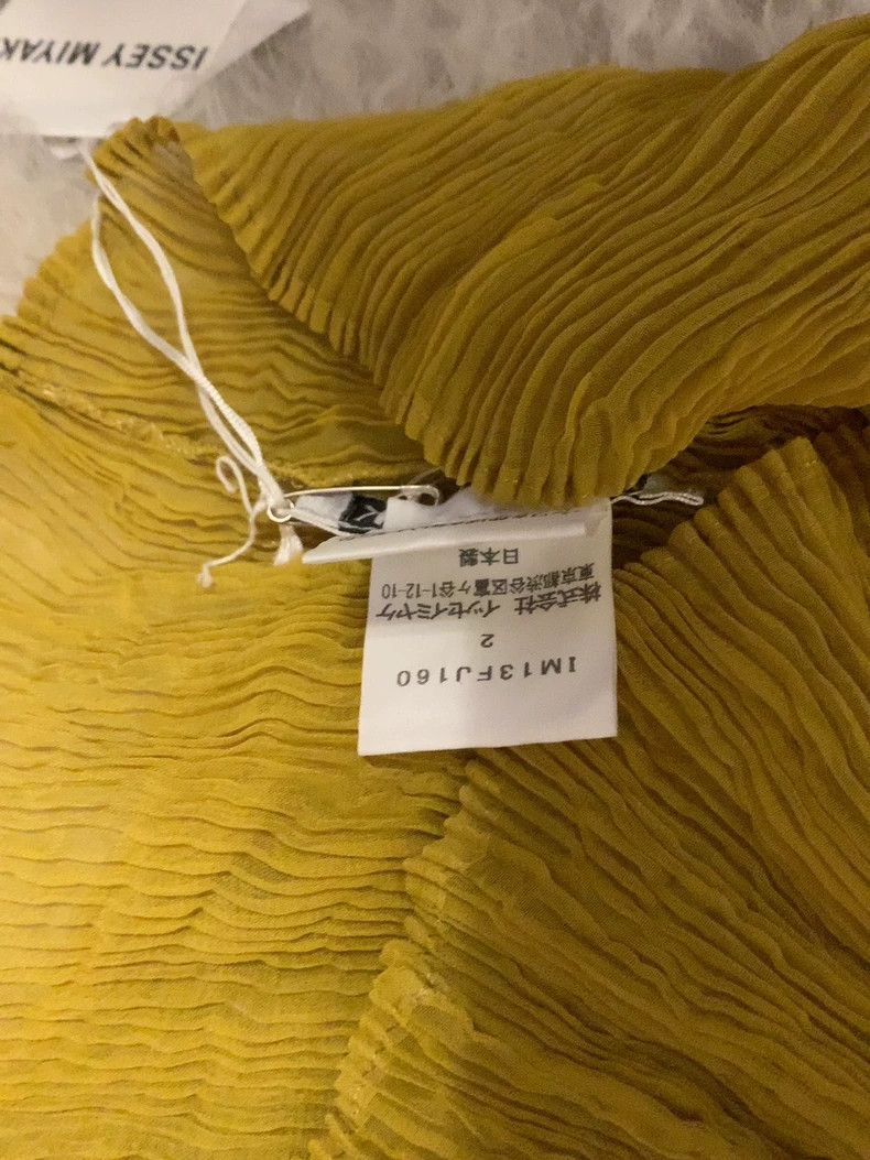 Issey Miyake Issey Miyake Yellow see-through wicker long sleeves Size M / US 6-8 / IT 42-44 - 5 Thumbnail