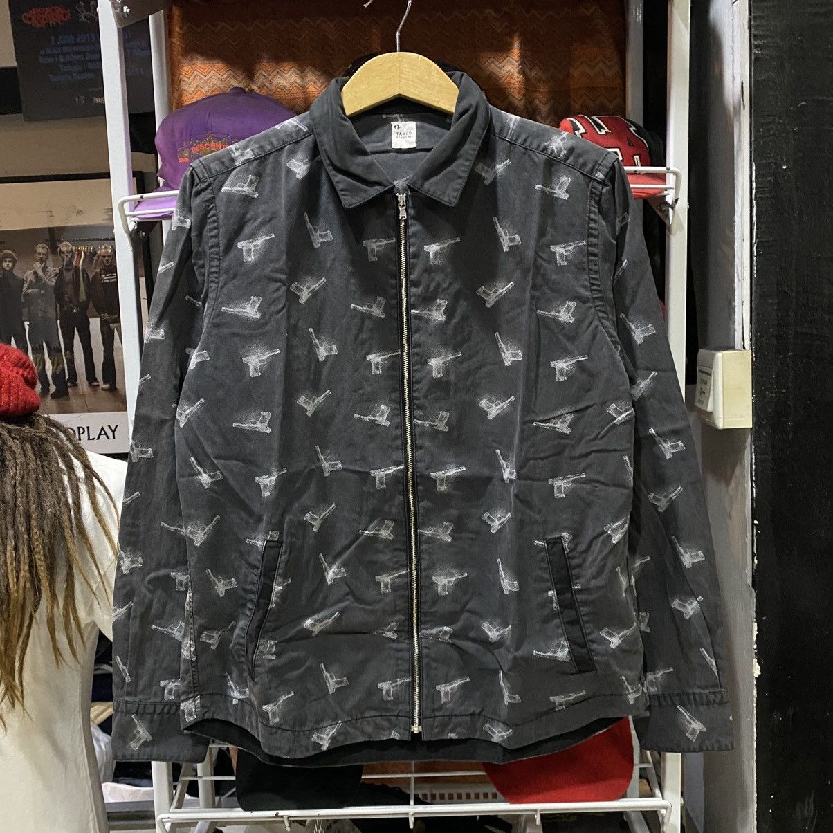 Takeo Kikuchi Glock FullPrint Longsleeve Shirt Zipper Jacket