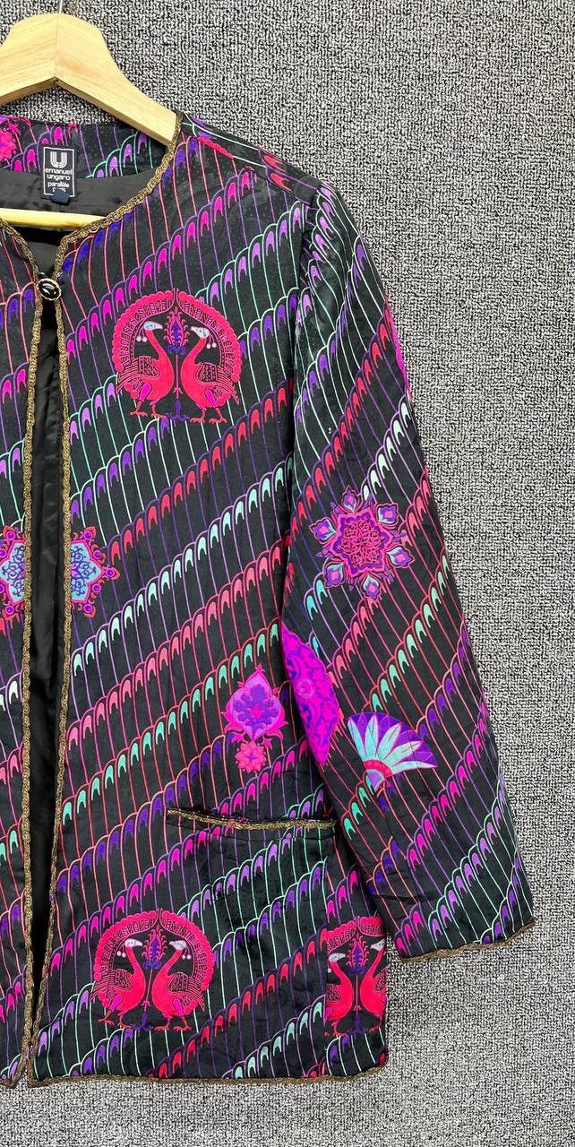 Emanuel Ungaro Emanuel Ungaro Luxury Cardigan Jacket Size M / US 6-8 / IT 42-44 - 4 Thumbnail