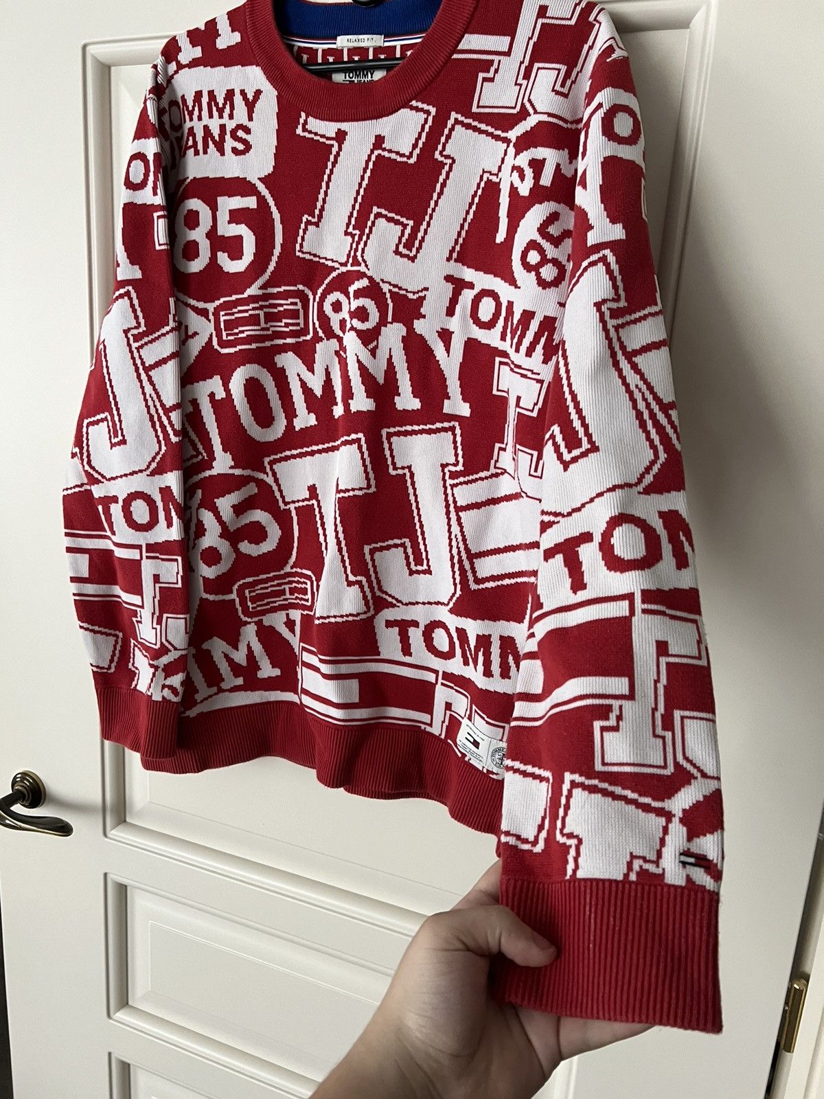 Tommy Hilfiger × Tommy Jeans Tommy Hilfiger Knit Sweatshirt Size US L / EU 52-54 / 3 - 4 Thumbnail