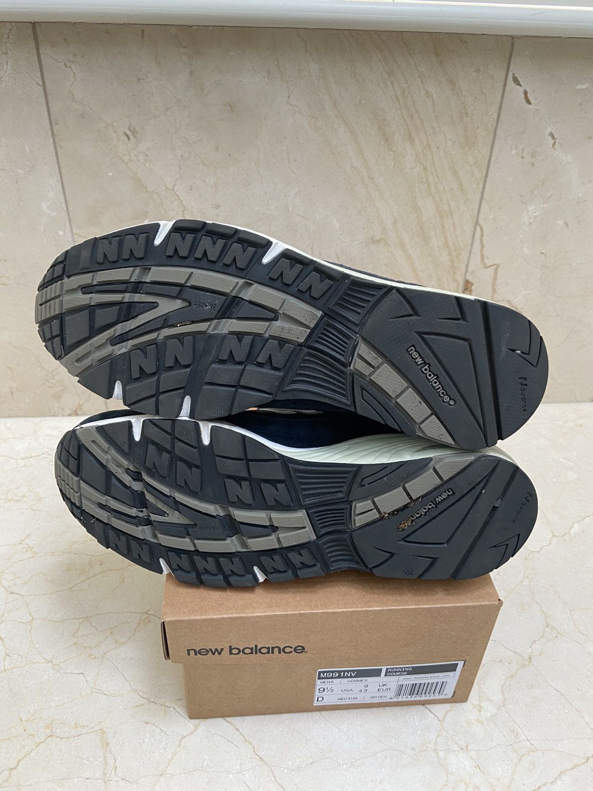 New Balance New Balance 991 Navy Made in UK Size US 9.5 / EU 42-43 - 7 Thumbnail