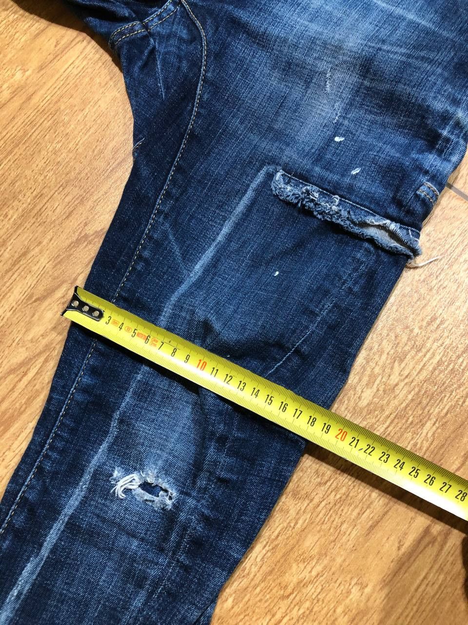 Dsquared2 DSQUARED2 Jeans Mens Button Fly Stretch Denim Grunge Italy Size US 32 / EU 48 - 9 Thumbnail