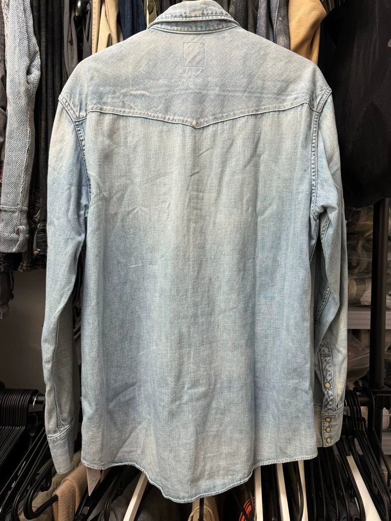 Visvim Visvim white jade button washed denim shirt-2506 Size US XL / EU 56 / 4 - 2 Thumbnail