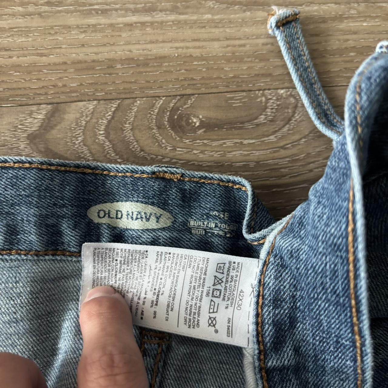 Old Navy Crazy Vintage Y2K/2000s Baggy Medium Wash Old Navy Skater Loose Denim Jeans! 42x30 Size US 42 / EU 58 - 8 Thumbnail